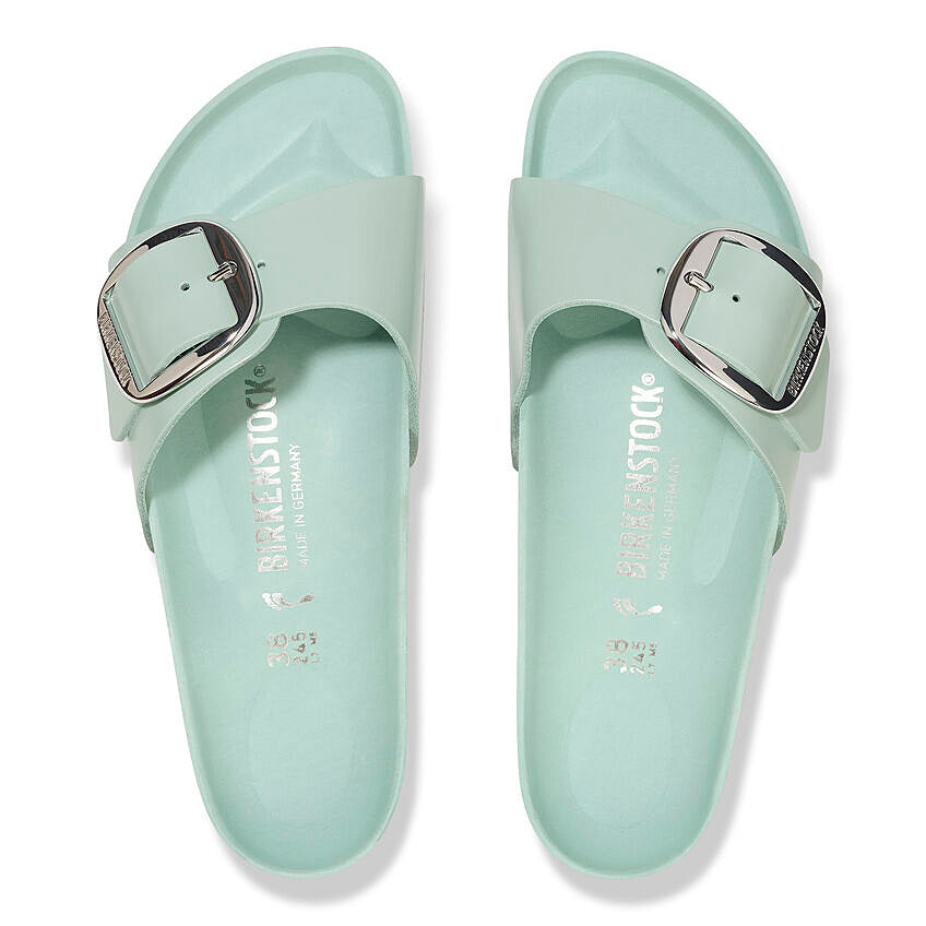 Madrid Big Buckle Sandals for Women - Comfortable Summer Slide Sandals with Adjustable Buckle | Perfect for Beach, Vacation & Casual Outfits
