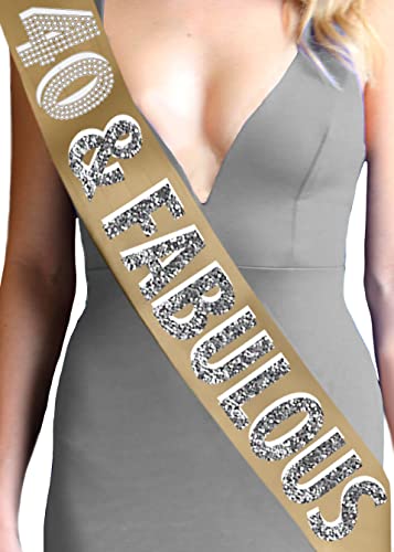 40 & Fabulous (Gold Sparkle)