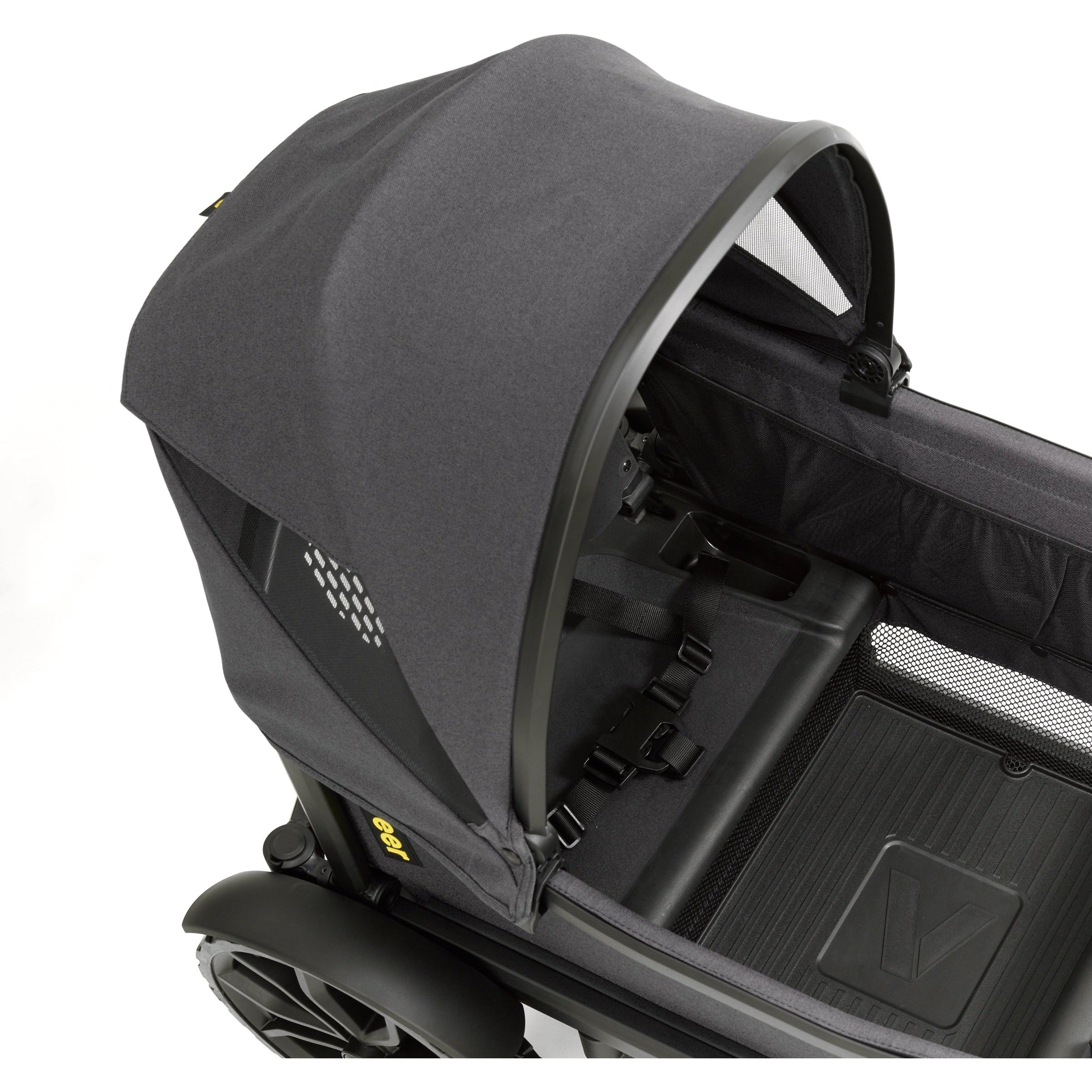 Veer Cruiser XL Custom Retractable Canopy - Adjustable Sun Shade for Strollers, Baby Carriers & Outdoor Gear - Perfect for Beach, Park and Family Outings