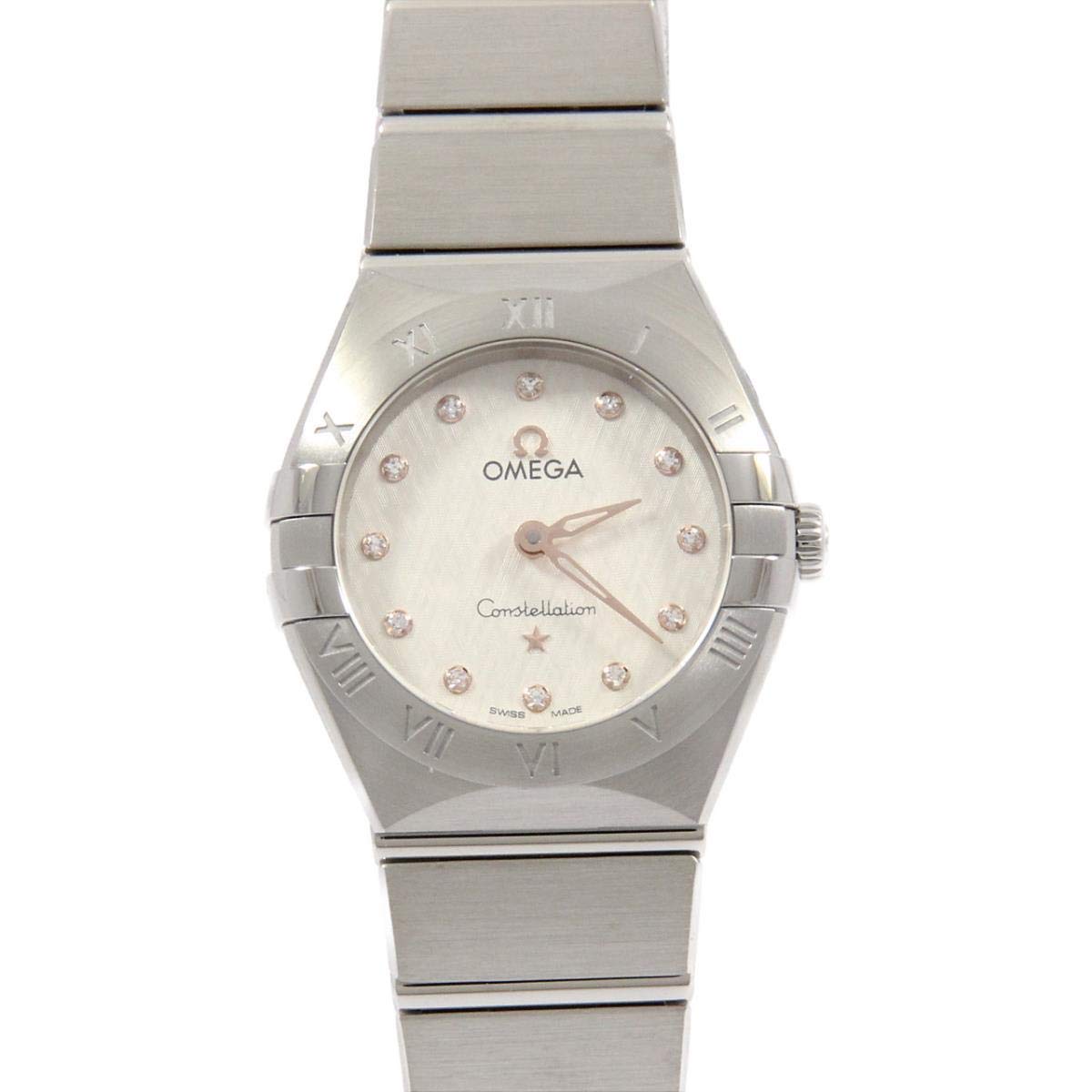 Omega Constellation Manhattan Diamond Silver Dial Ladies Watch 131.10.25.60.52.001 - Luxury Women's Watch for Business, Gala & Special Occasions