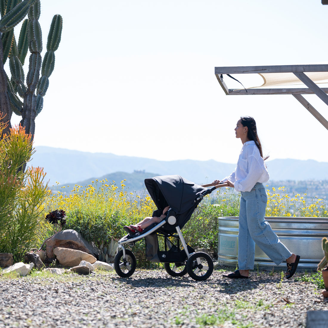 Bumbleride 2024 Indie All-Terrain Stroller - Lightweight, Durable Baby Stroller for Outdoor Adventures, City Walks & Travel | Perfect for Hiking, Beach & Everyday Use