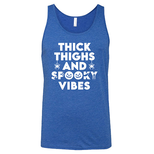 Thick Thighs & Spooky Vibes Graphic T-Shirt - Unisex Casual Cotton Tee for Halloween, Fall Fashion & Everyday Wear