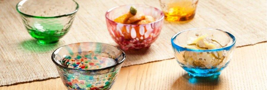 Aderia Tsugaru Vidro Hand Blown Sake Glass 50ml - Japanese Traditional Craft for Sake Tasting & Home Bar Decor