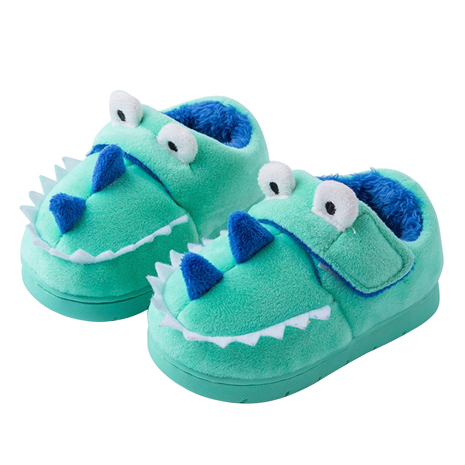 FCTREE Kids Dinosaur Slippers - Warm House Shoes for Toddler Boys & Girls, Soft Indoor Baby Slippers for Home, Playtime & Cozy Winter Wear