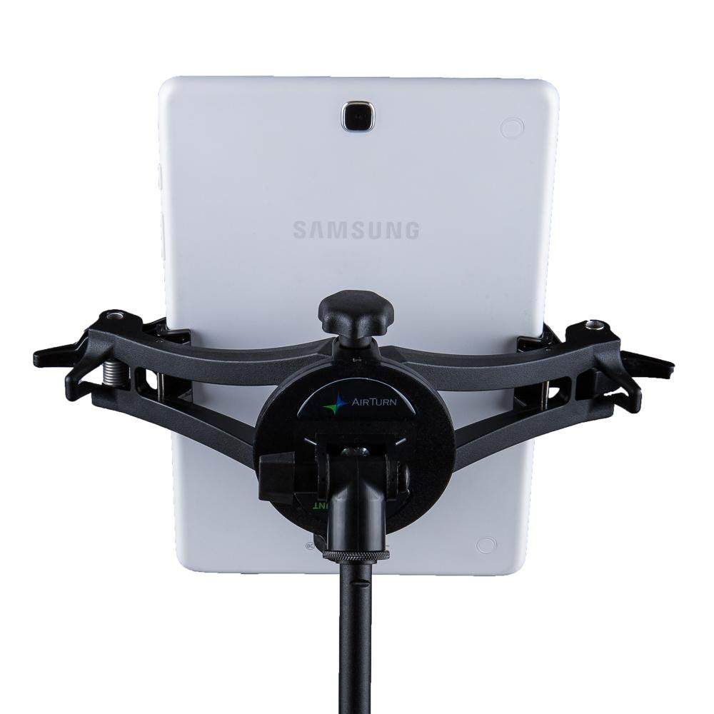 AirTurn TechAssist - Universal Tablet Holder & Portable Stand for iPad, Samsung, Kindle | Perfect for Home Office, Online Learning, Kids Playtime & Hands-Free Viewing
