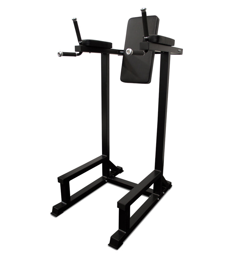 Adjustable Knee Raise Dip Stand for Home Gym - Perfect for Pull Ups, Dips & Core Workouts - Ideal for Strength Training & Calisthenics