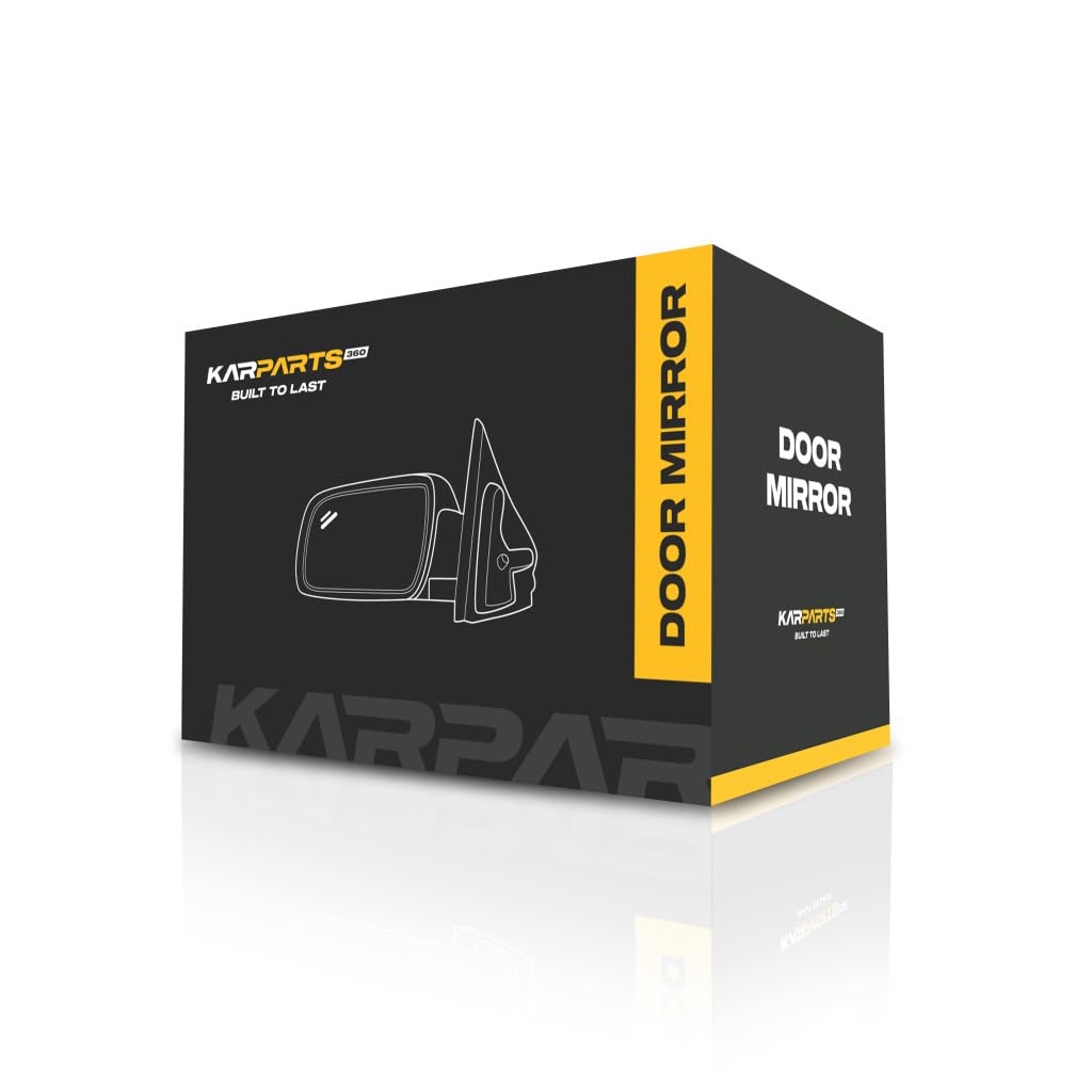 Kia Soul 2020 Replacement Side Mirrors - Driver & Passenger Side Pair (KI1320234/KI1321234) | Durable Outside Rearview Mirrors for Enhanced Safety & Visibility | Perfect for Parking, Lane Changes & Highway Driving