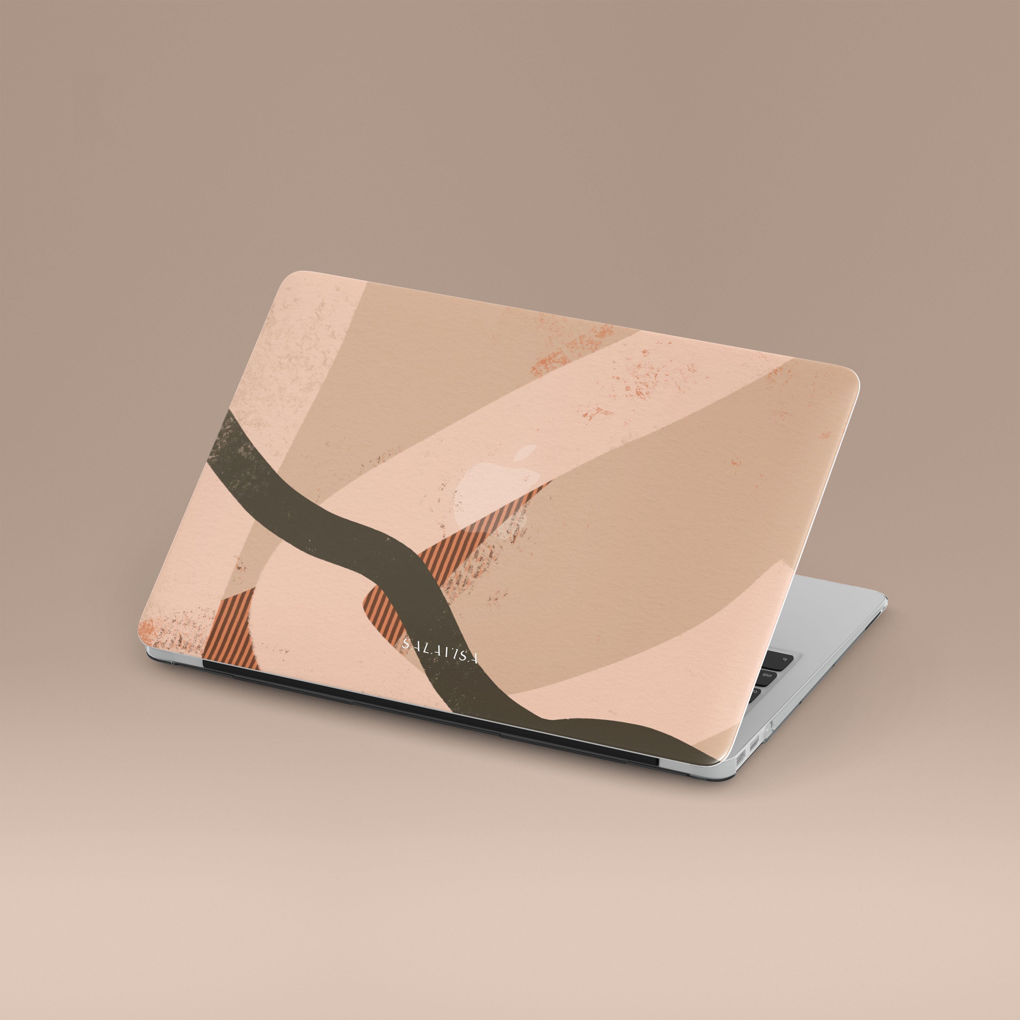 Premium Beige Organic MacBook Case - Eco-Friendly Laptop Cover for MacBook Air/Pro - Perfect for Work, Travel & Home Use