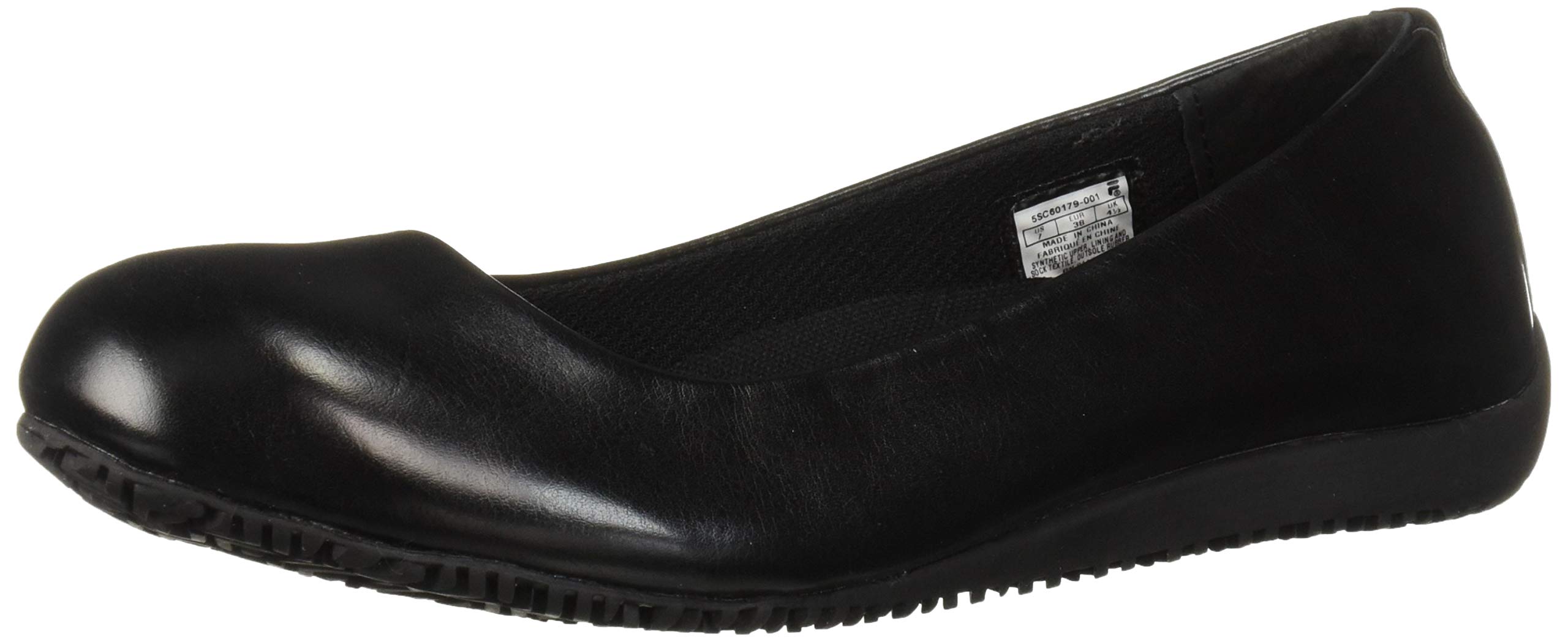 Fila Women's Kimber Slip-Resistant Work Flats - Non-Slip Safety Shoes for Nurses, Waitresses & Healthcare Professionals - Comfortable & Durable for Long Shifts