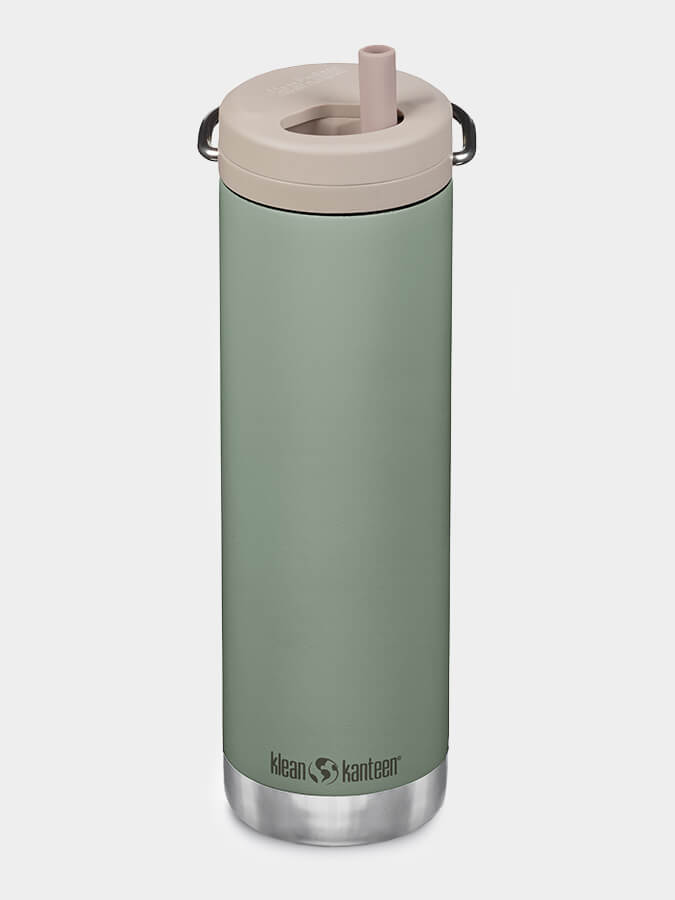 Klean Kanteen TKWide 20oz (592ml) Insulated Stainless Steel Water Bottle with Twist Cap - Leakproof & BPA Free for Hiking, Gym & Outdoor Activities