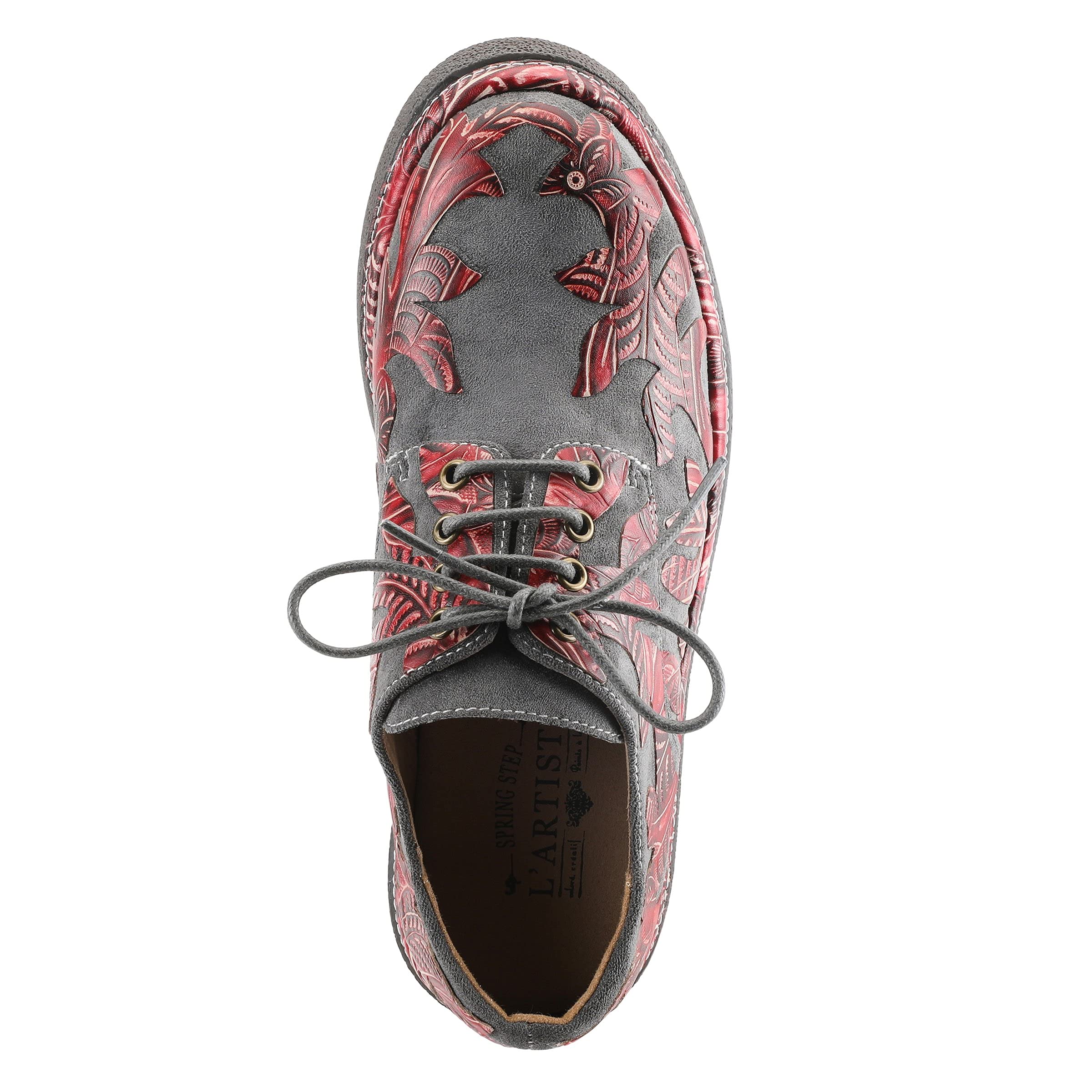 Spring Step L'Artiste Women's Jigsaw Sneakers - Comfortable Slip-Resistant Walking Shoes for Nurses, Teachers & Healthcare Workers - Perfect for Work, Casual Wear & All-Day Comfort