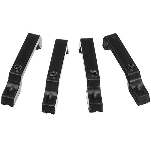 4Pcs ABS Plastic Black Door Handles for 1/10 RC Crawler Car - Durable Remote Control Accessories & Replacement Parts | Perfect for Off-Road RC Models, DIY Upgrades, and Crawler Car Customization