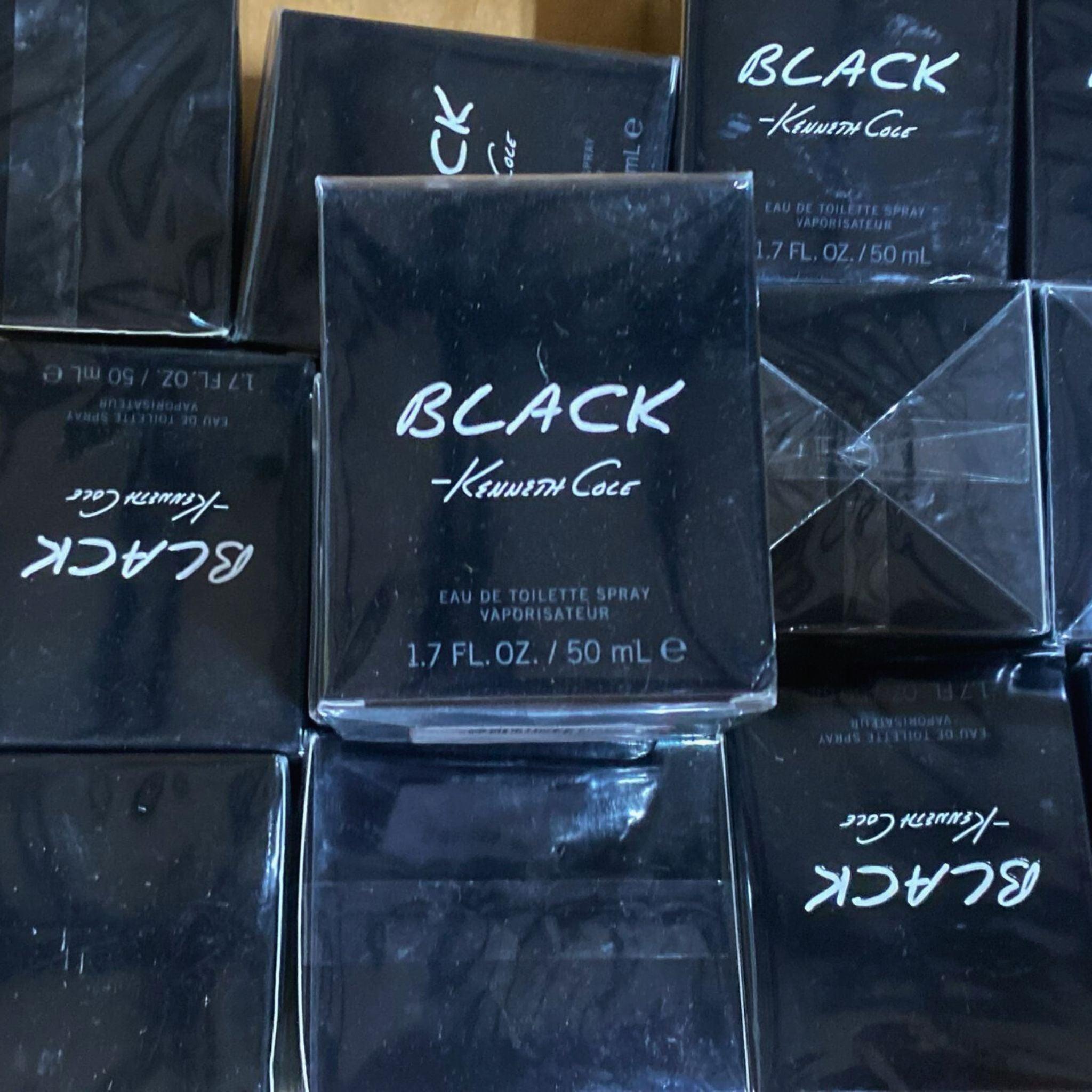 Kenneth Cole Black Eau De Toilette Spray for Men - 1.7 oz (14-Piece Bulk Set) - Fresh & Masculine Fragrance for Everyday Wear, Date Nights & Special Occasions