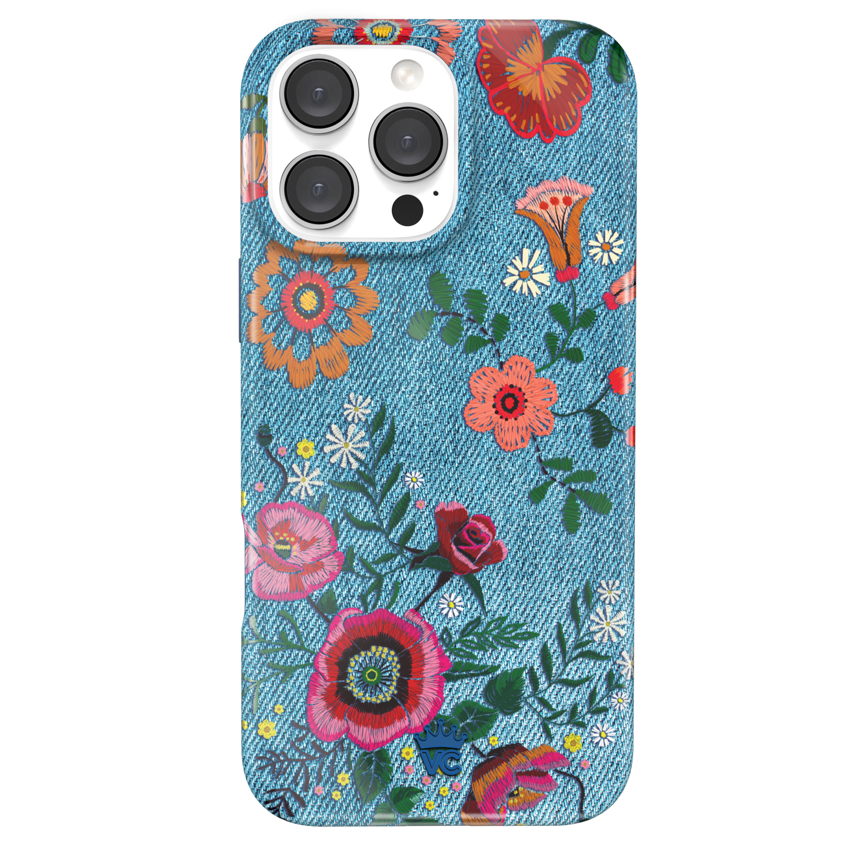 Floral iPhone Case - Stylish Protective Cover for iPhone 13/14/15 - Trendy Botanical Design for Women & Girls - Perfect for Everyday Use, Travel & Gift Giving