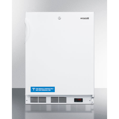 Accucold 24-Inch Wide Built-In All Freezer - ADA Compliant VT65MLBIADA - Perfect for Restaurants, Cafes, and Commercial Kitchens