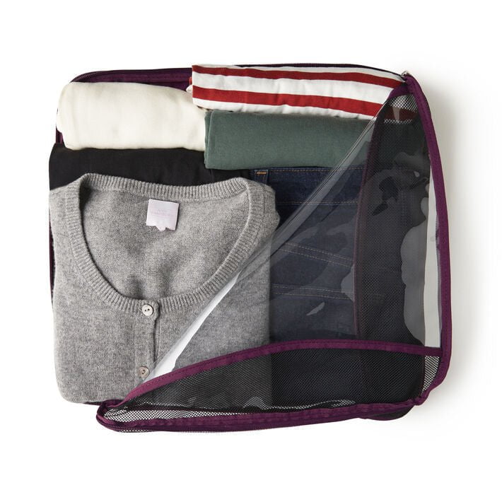 Baggallini Extra Large Compression Packing Cube - Travel Organizer for Luggage, Suitcase & Closet Storage - Perfect for Vacations, Business Trips & Home Organization