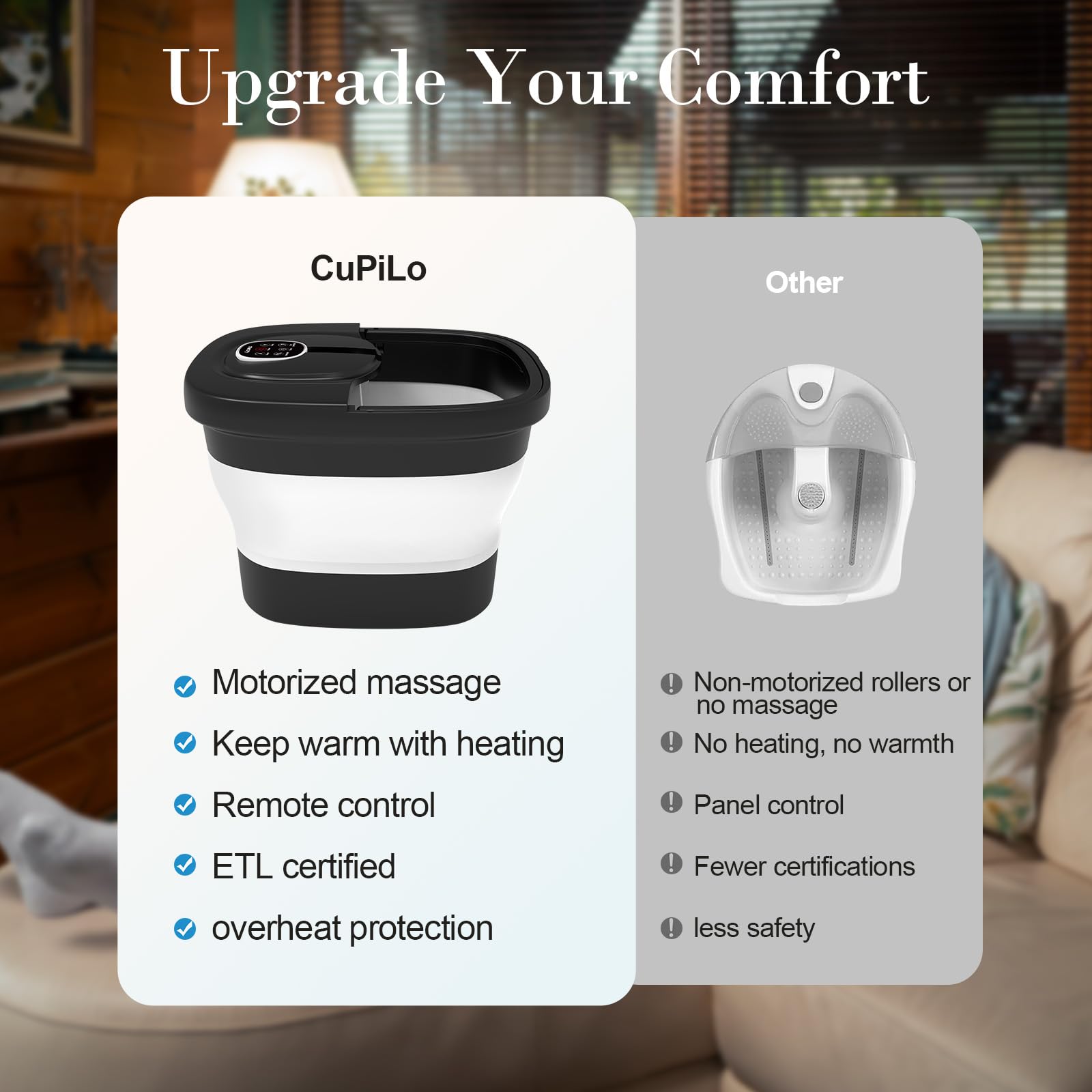 2025 Upgraded Electric Foot Spa Massager with Heating & Circulation, Shiatsu Massage Balls, Pedicure Soaking Tub - Remote Control & Handle for Stress Relief - Perfect for Home Relaxation, Spa Days & Gift Giving