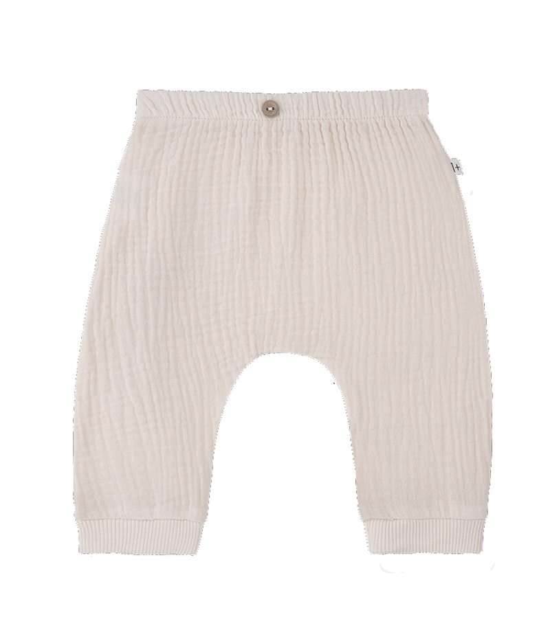 1+ in the Family Nude Muslin Guiseppe Sarouel Pants - Comfortable Loose Fit Bohemian Trousers for Women | Perfect for Yoga, Beachwear, and Casual Outfits