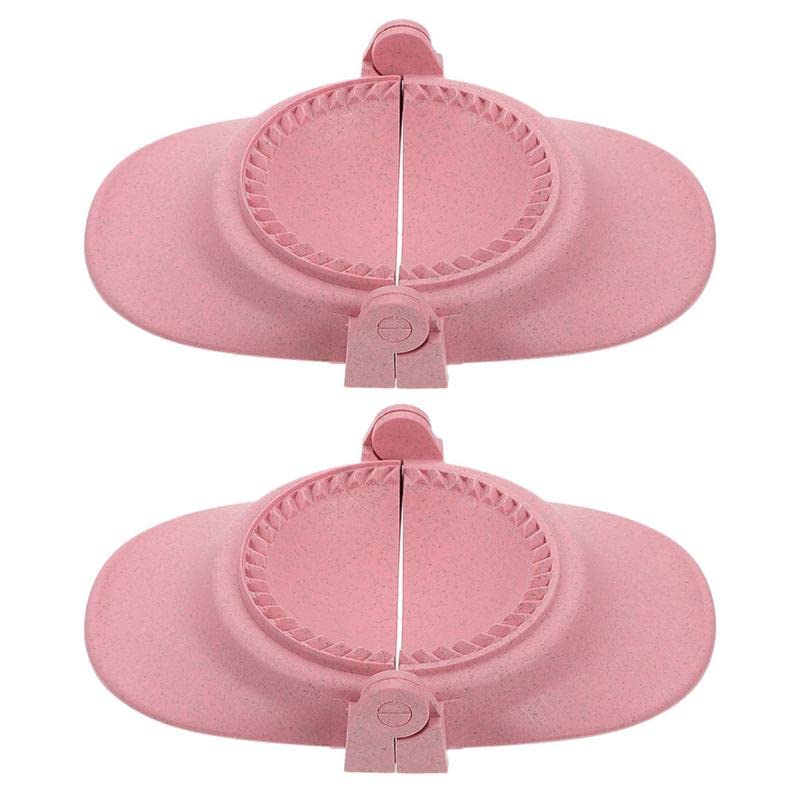 2-Pack DIY Dumpling Maker Mold Set - Handheld Dumpling Wrapper & Quick Dumpling Press Tool for Homemade Dumplings - Perfect for Asian Cooking, Family Meal Prep & Party Snacks