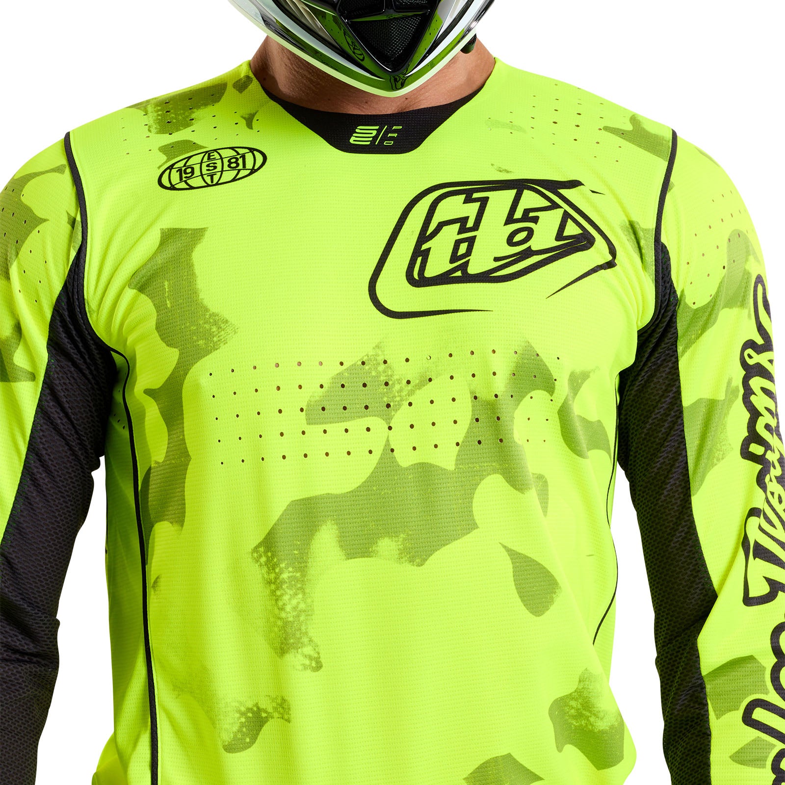 SE Pro Performance Jersey - Flo Yellow - Lightweight & Breathable for Running, Cycling & Outdoor Sports
