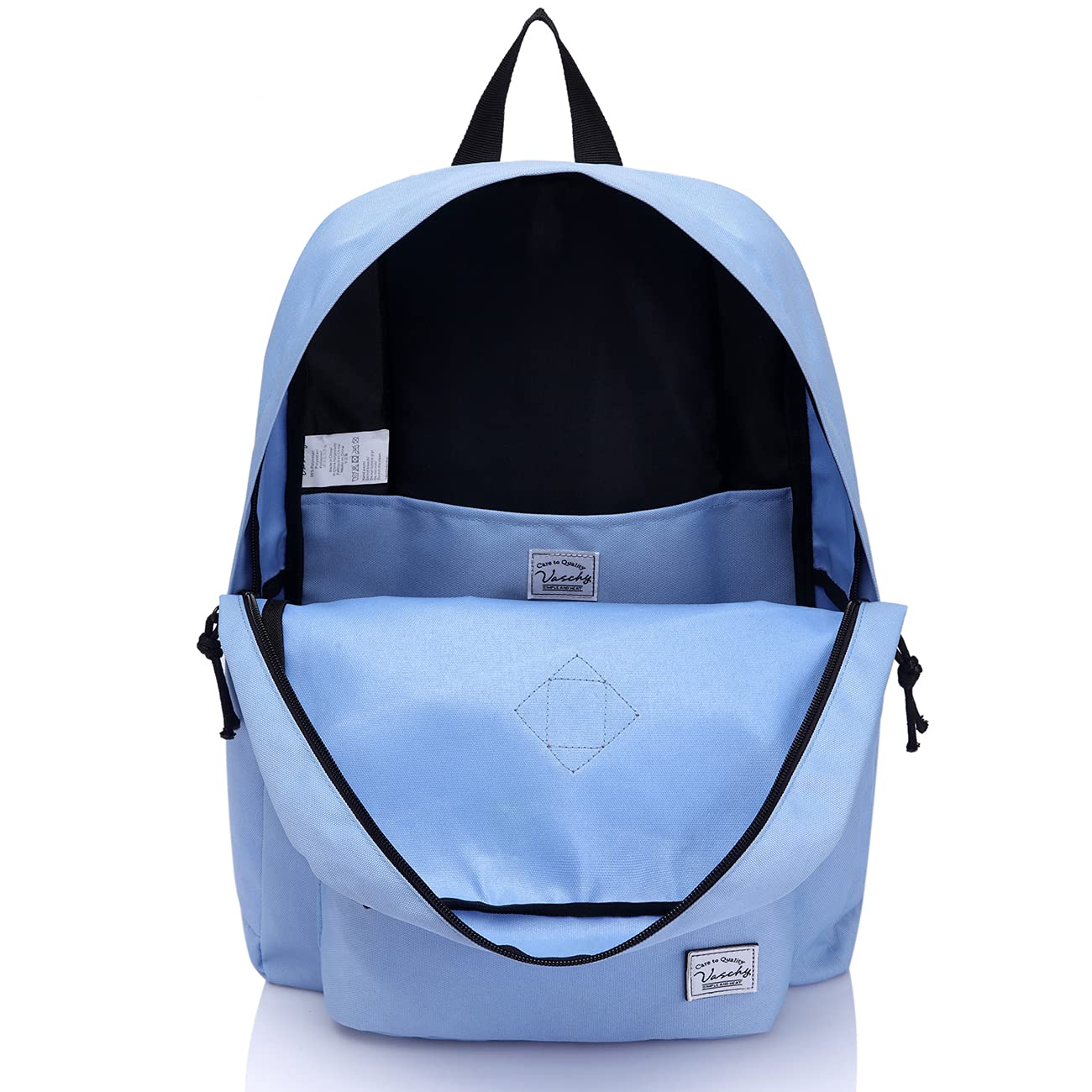 VASCHY Stylish Lavender Backpack Purse for Women - Trendy Shoulder Bag, Durable & Lightweight, Perfect for Work, Travel & Daily Use