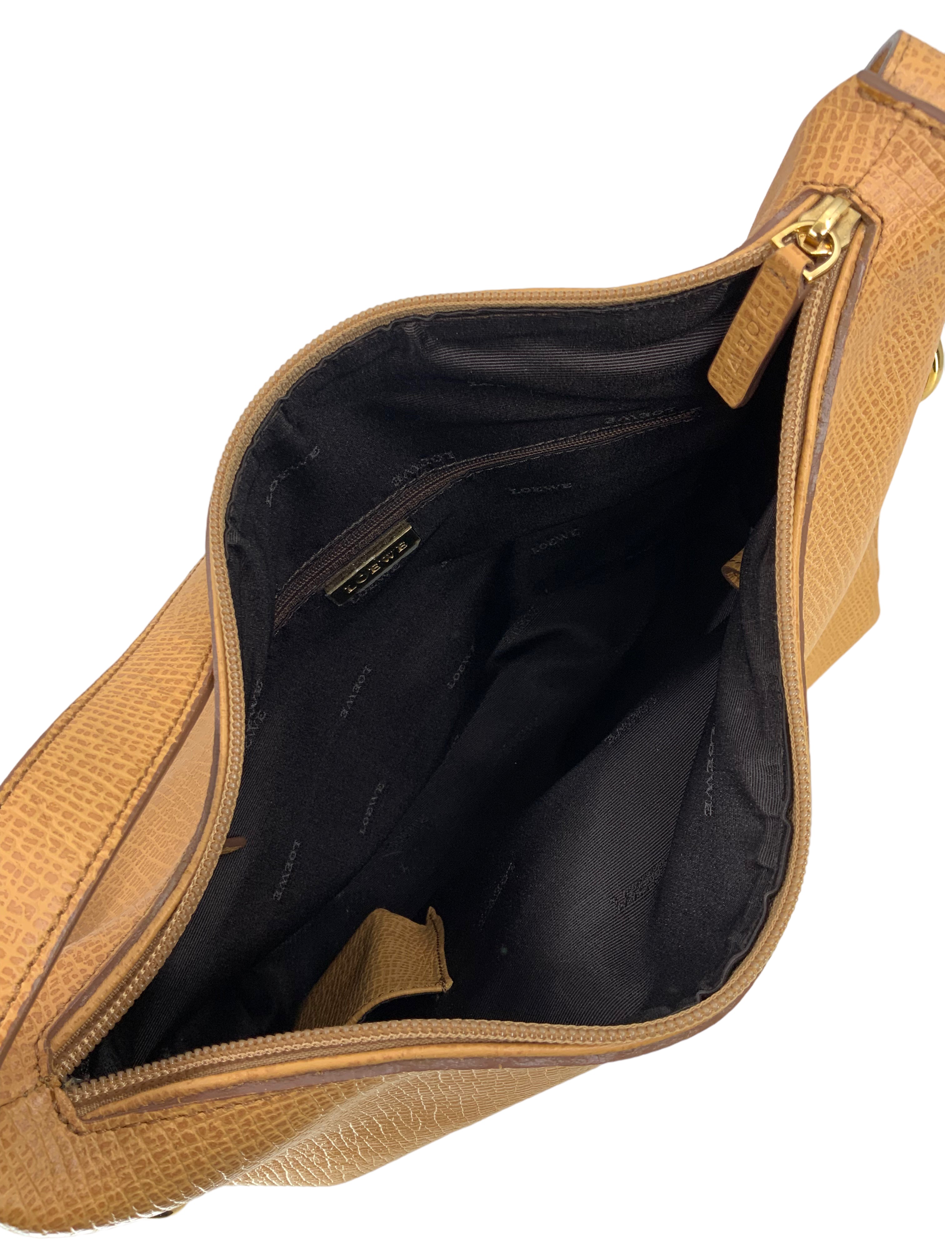 LOEWE Medium Grained Leather Hobo Bag - Stylish & Durable Handbag for Women | Perfect for Work, Travel & Everyday Use