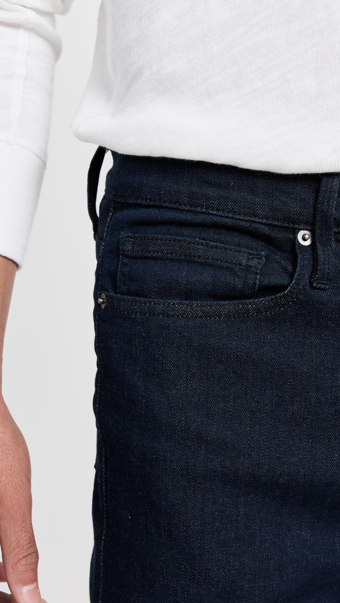 FRAME Men's L'Homme Slim Fit Stretch Denim Jeans - Comfortable & Stylish for Casual Wear, Office & Night Out