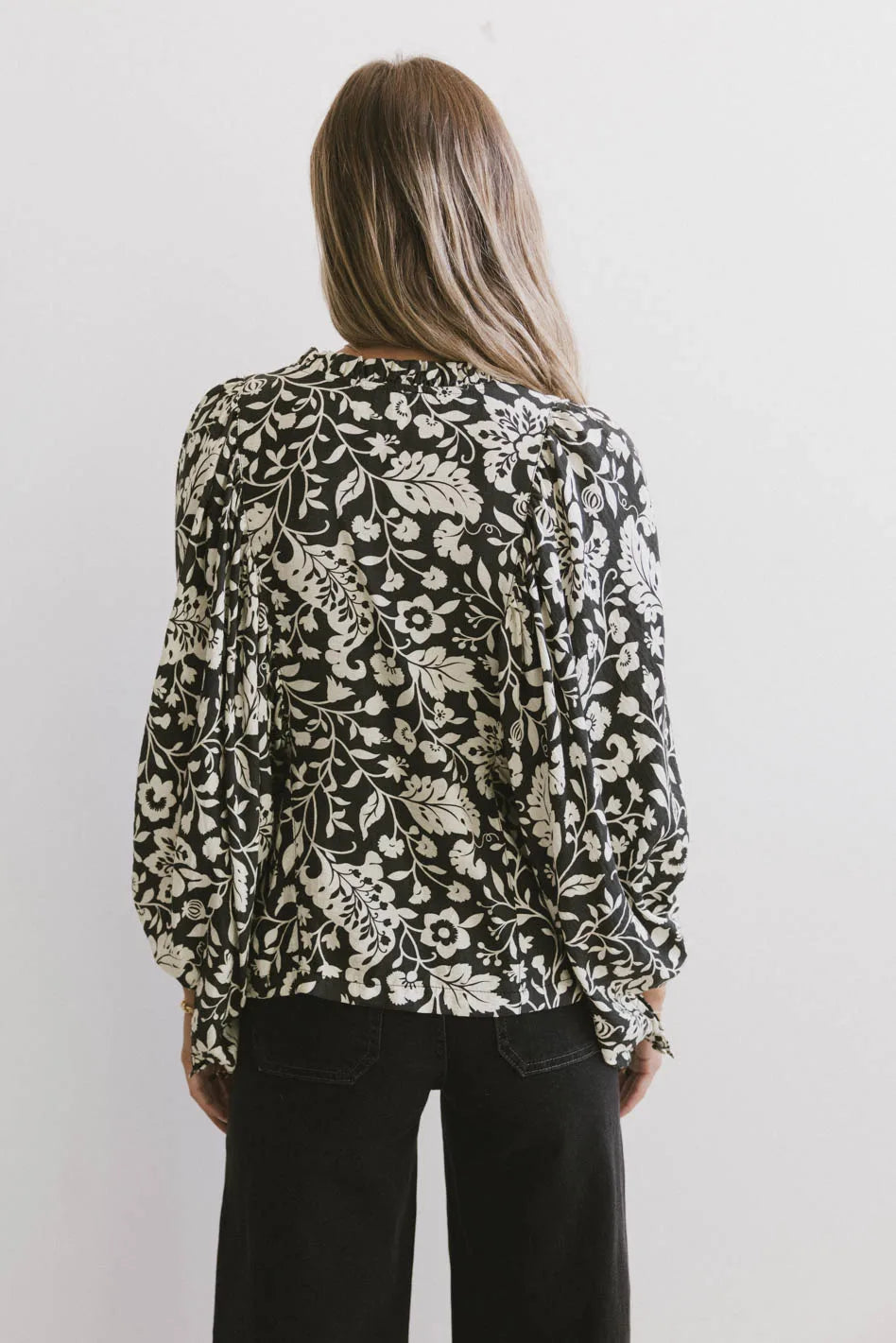 Stylish Nona Dolman Sleeve Blouse in Black - Women's Fashion Top for Work, Party & Casual Wear | Final Sale