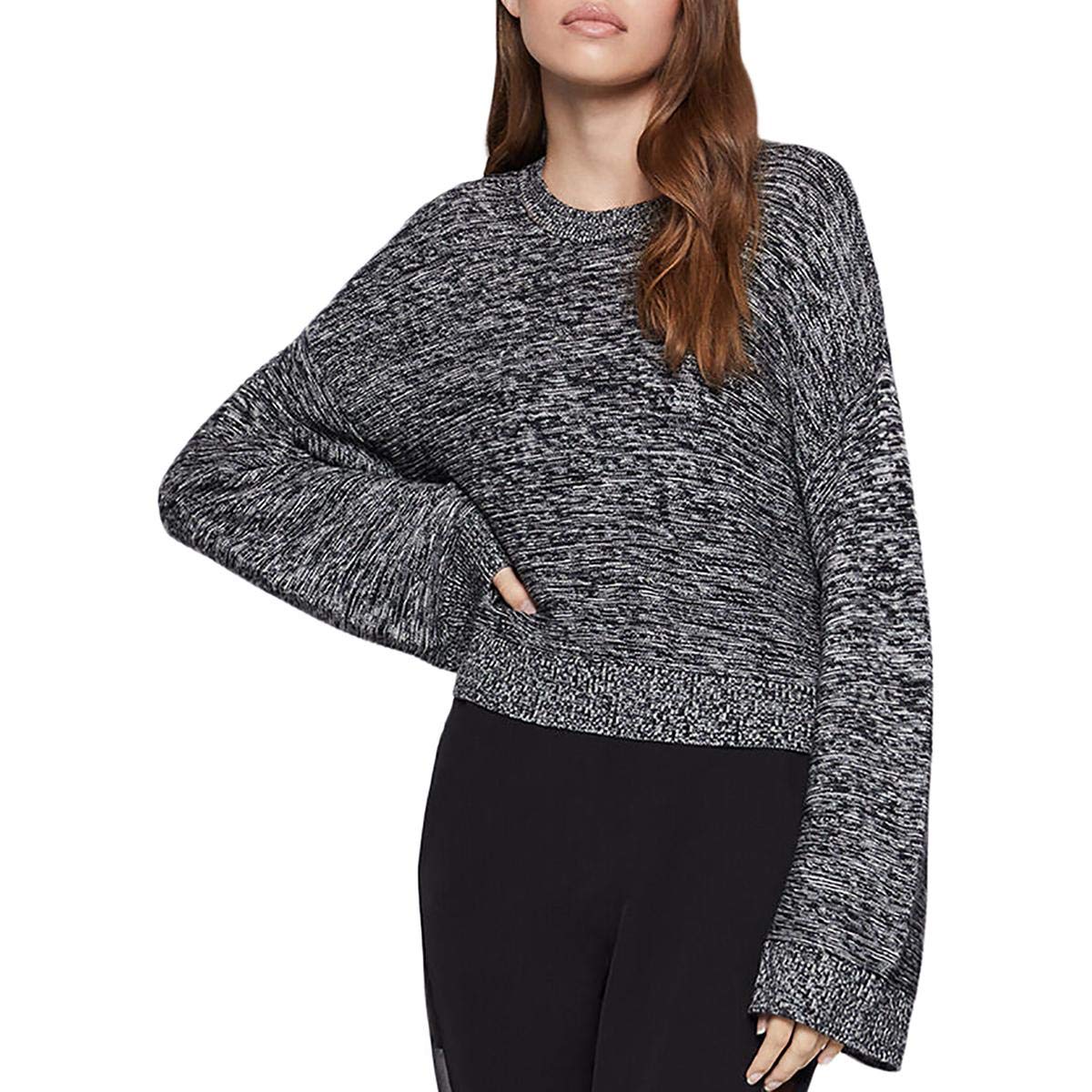 BCBGeneration Women's Long Sleeve Pullover Sweater - Soft Knit Casual Winter Sweater for Women | Cozy Office Wear & Fall Layering Outfits