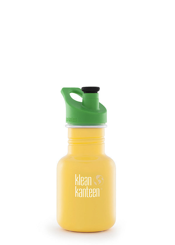 Kid Kanteen 12oz (355mL) Insulated Stainless Steel Water Bottle with Sports Cap - Leakproof & BPA-Free for Kids, School, Sports & Outdoor Activities