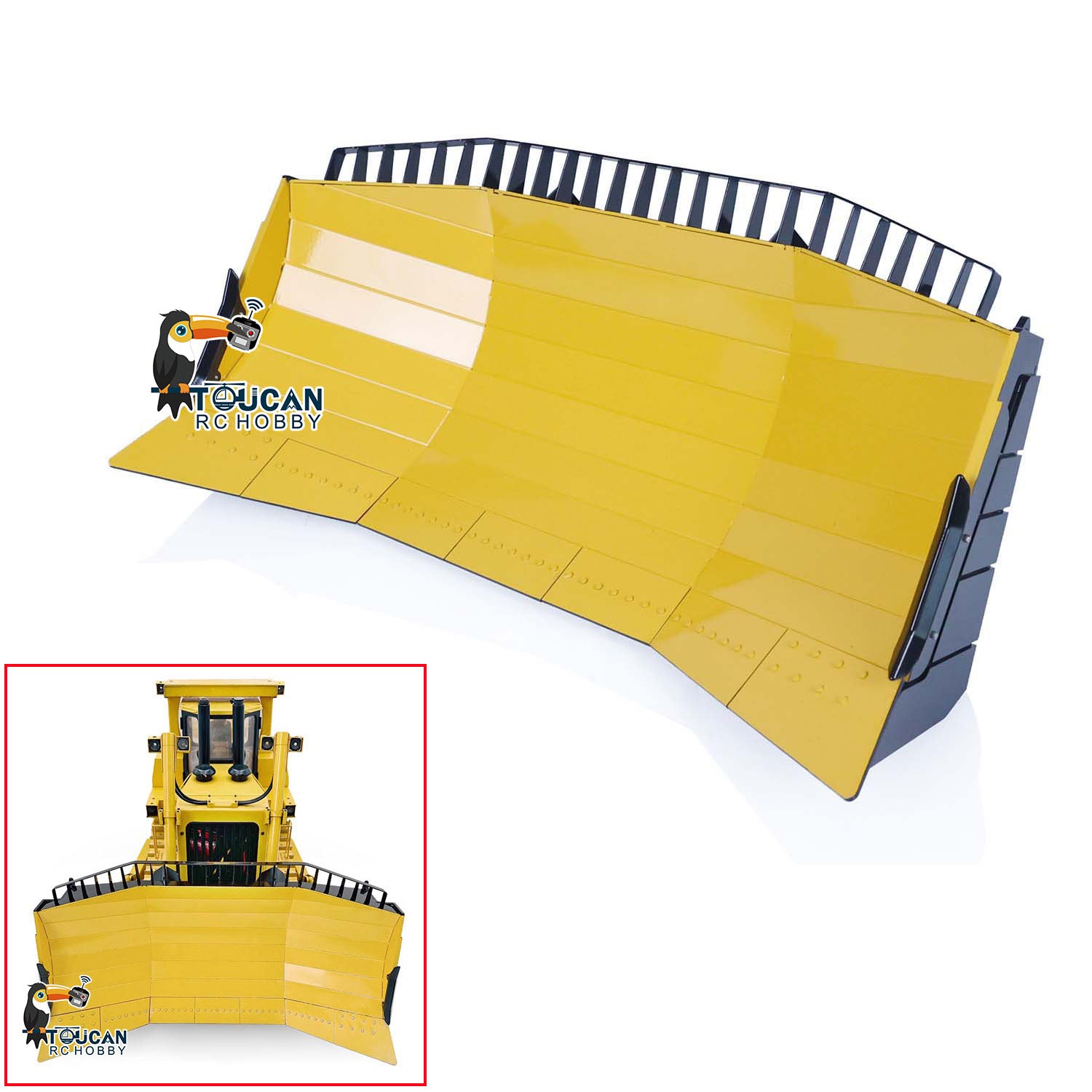 1/14 JDMODEL Metal Dozer Blades for JDM 98 RC Hydraulic Bulldozer - US Stock Remote Control Car Spare Parts & DIY Accessories - Perfect for RC Construction Vehicle Enthusiasts and Model Collectors
