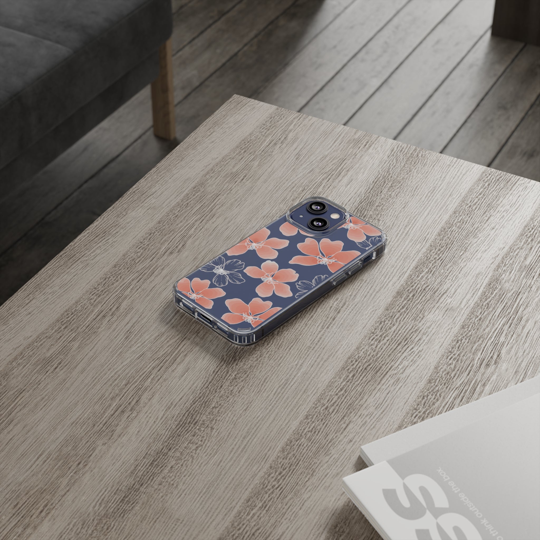 Hong Kong Orchid Clear Phone Case - Slim Protective Cover for iPhone & Samsung | Perfect for Everyday Use, Travel & Gifting