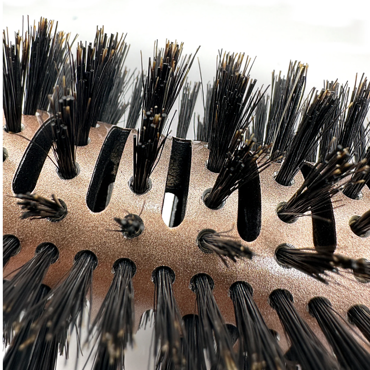 Phillips Brush 3 Tourmaline Monster Vent Round Hair Brush with Boar & Ionic Nylon Bristles (LUXE TMV4) - Perfect for Salon Styling, Detangling & Smoothing at Home