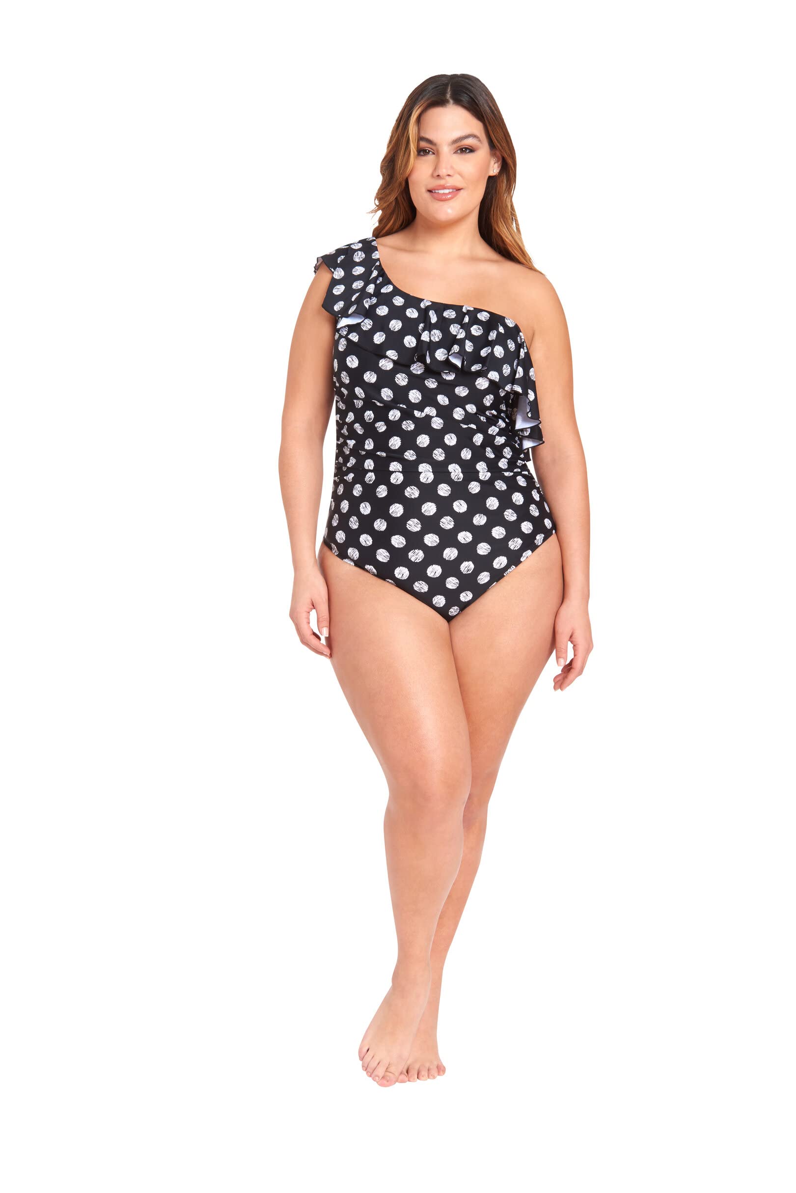 Women's One Piece Swimsuit - Sexy High Waisted Bathing Suit for Women, Tummy Control Swimwear with Adjustable Straps | Perfect for Beach Vacation, Pool Party & Summer Swimming