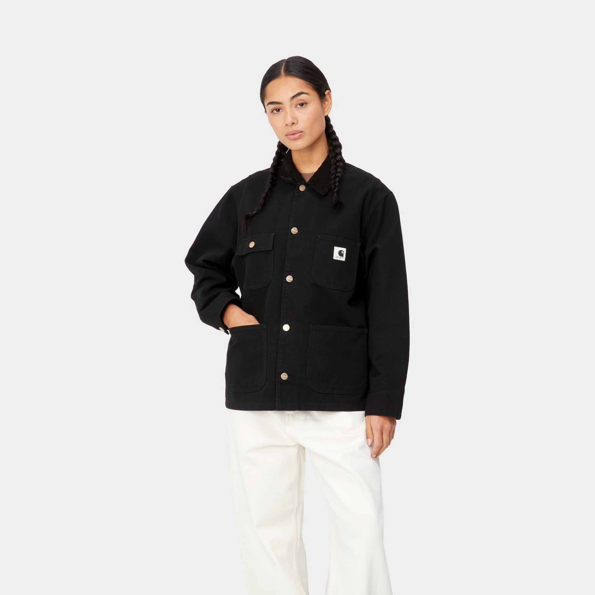 Women's OG Michigan Spring Coat - Black (Rinsed) | Waterproof Lightweight Jacket for Hiking, Travel & Outdoor Activities