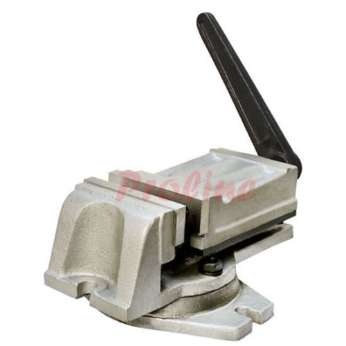 Heavy Duty 4 Inch Swivel Base Milling Machine Vise with Ruler - 3-1/8 Inch Jaw Opening for Precision Metalworking and CNC Machining - Perfect for Workshop, Garage, and Industrial Applications