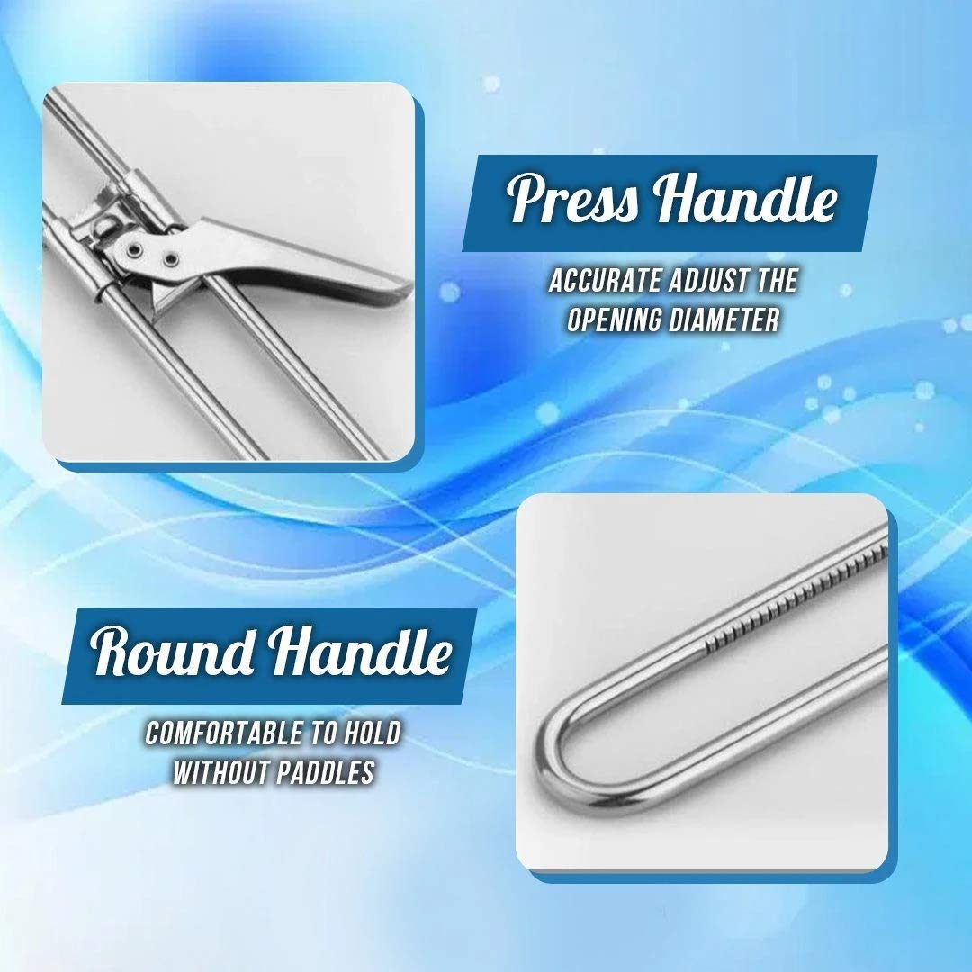 Juanandidy Adjustable Multifunctional Stainless Steel Can Opener - Easy-Open Kitchen Tool for Cans, Jars & Bottles - Perfect for Camping, Picnics & Emergency Preparedness