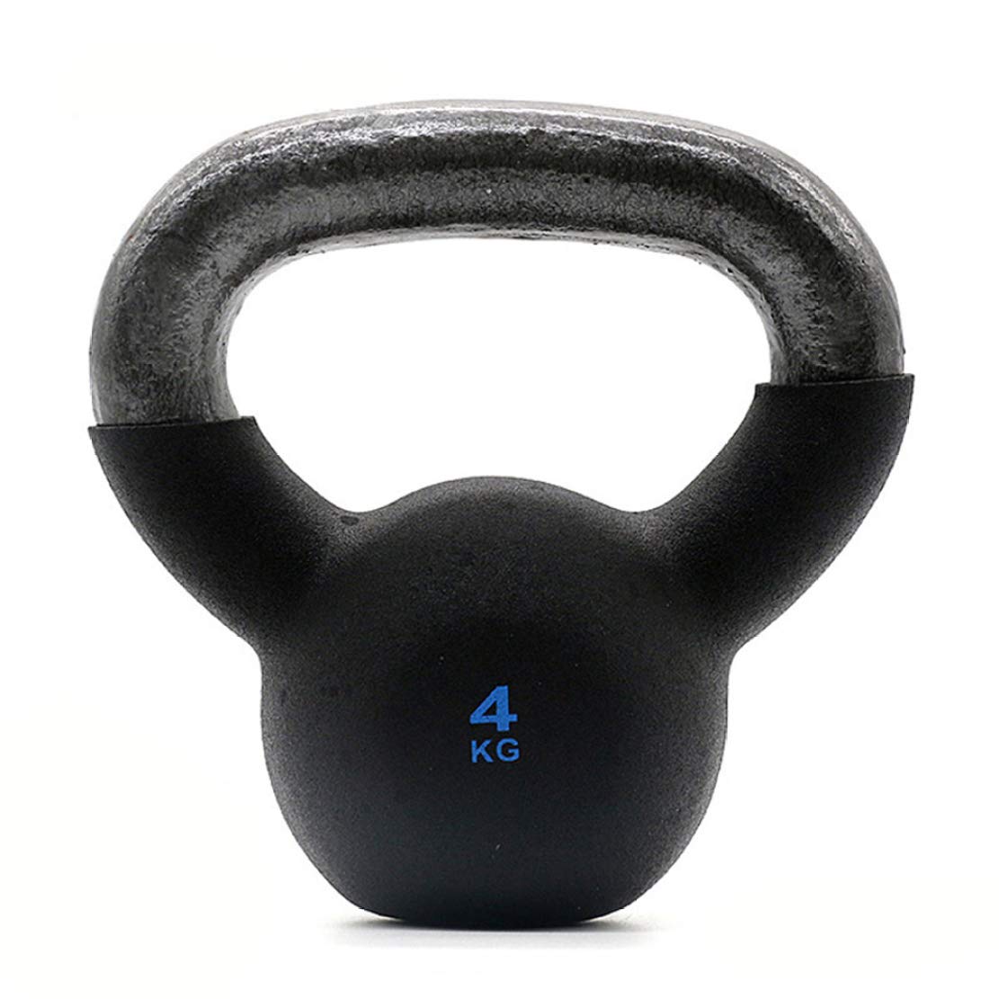 JLDN 4Kg Solid Cast Iron Kettlebell - Non-Slip Grip for Weightlifting, Bodybuilding & Strength Training | Portable Fitness Equipment for Home Gym, CrossFit & Functional Workouts