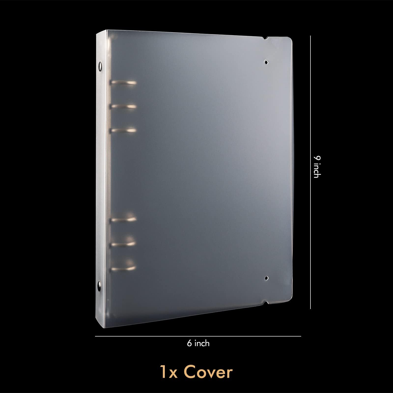 CYFUN DESIGN A5 6-Ring Binder with Snap Closure - Premium Storage Book Cover for 6-Hole Planner Pages, Refill Inserts & Die Storage - Perfect for Office, School & Home Organization