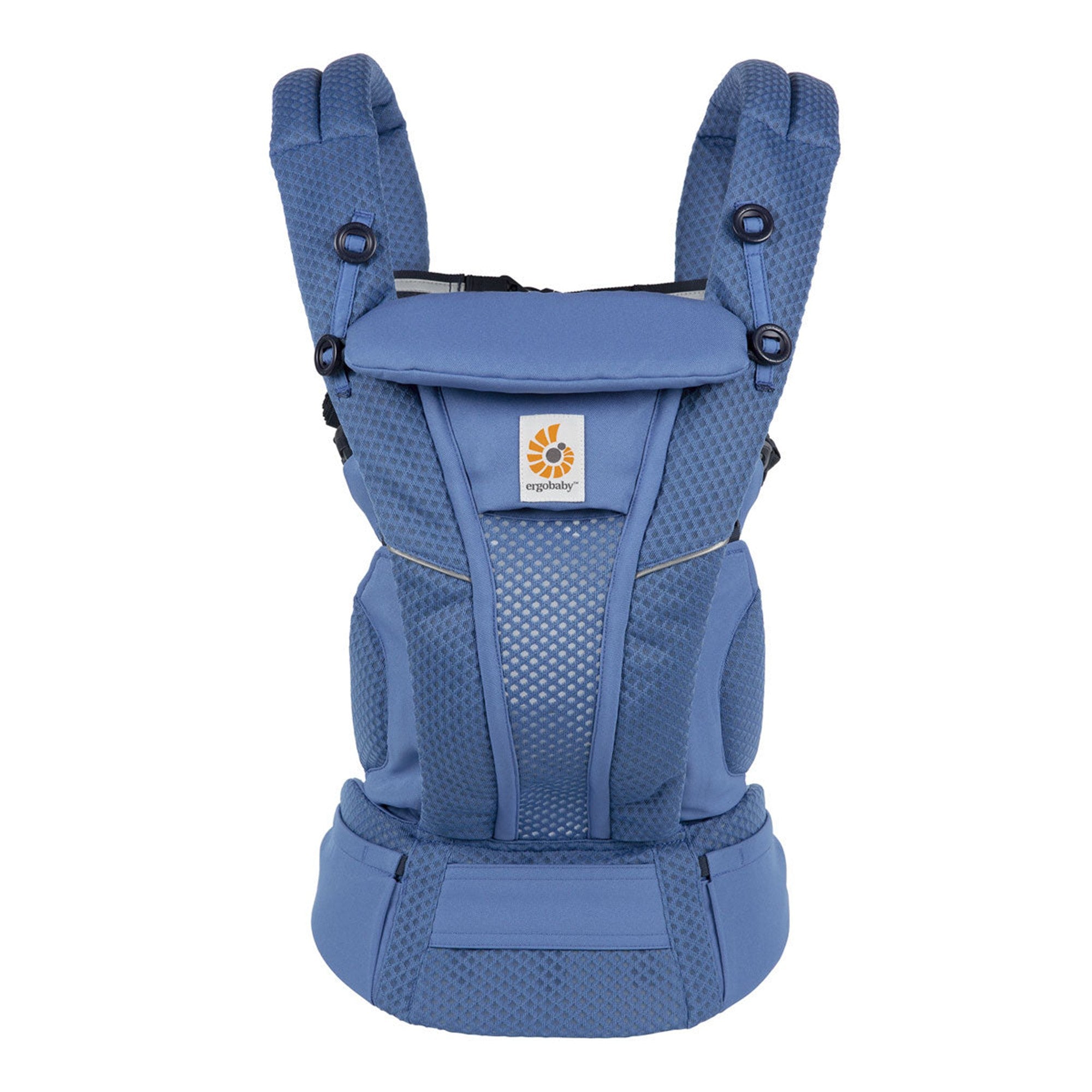 Ergobaby Omni Breeze Baby Carrier - Lightweight & Breathable, Adjustable for Newborn to Toddler (Sapphire Blue) | Perfect for Travel, Hiking & Everyday Use