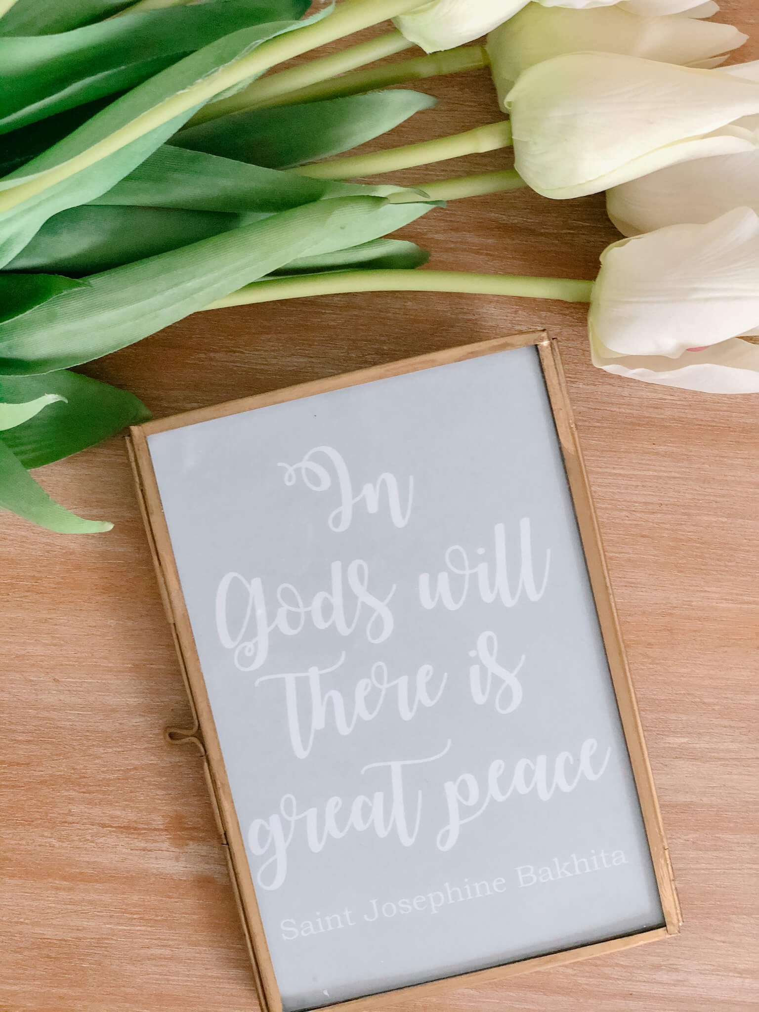 St. Josephine Bakhita Inspirational Quote Printable - Catholic Saint Art for Home Decor, Office Wall & Gift Giving