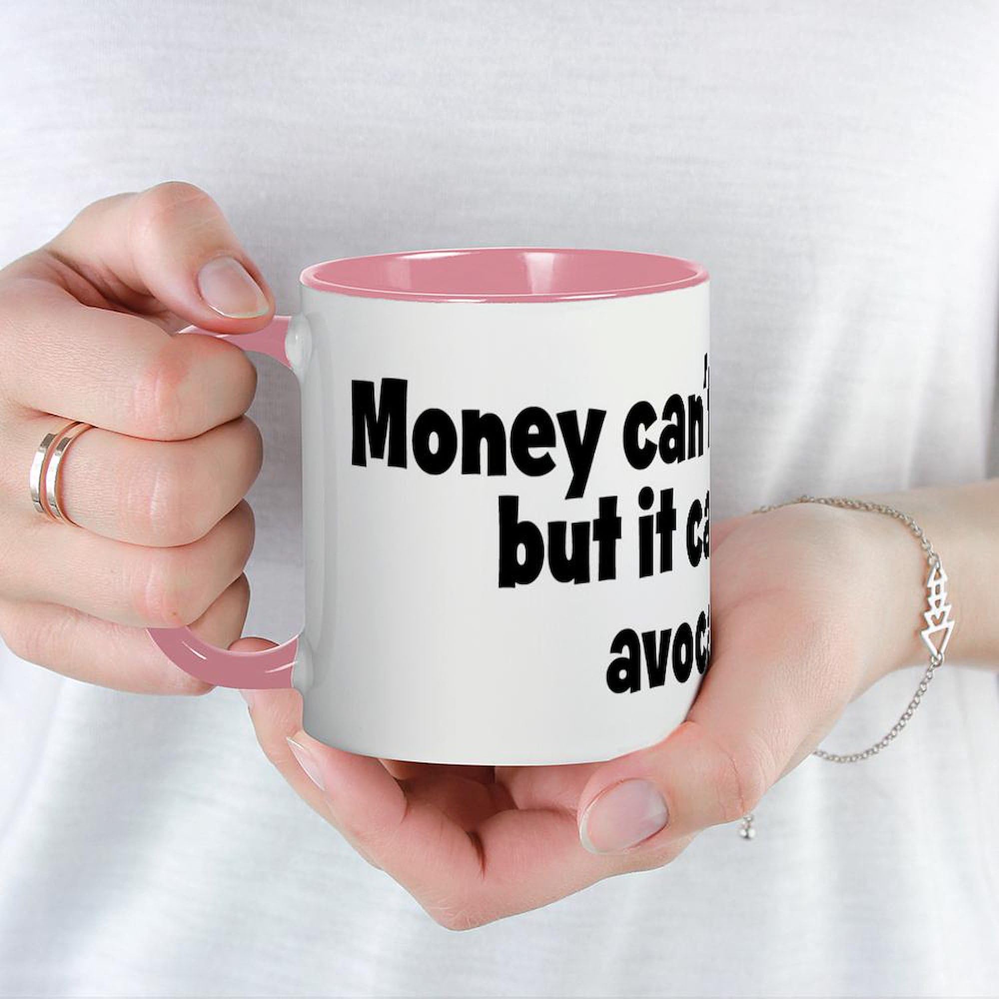 Avocado Money Ceramic Coffee Mug 11 oz (325 ml) - Funny Novelty Gift for Tea & Coffee Lovers - Perfect for Office, Home & Gag Gifts
