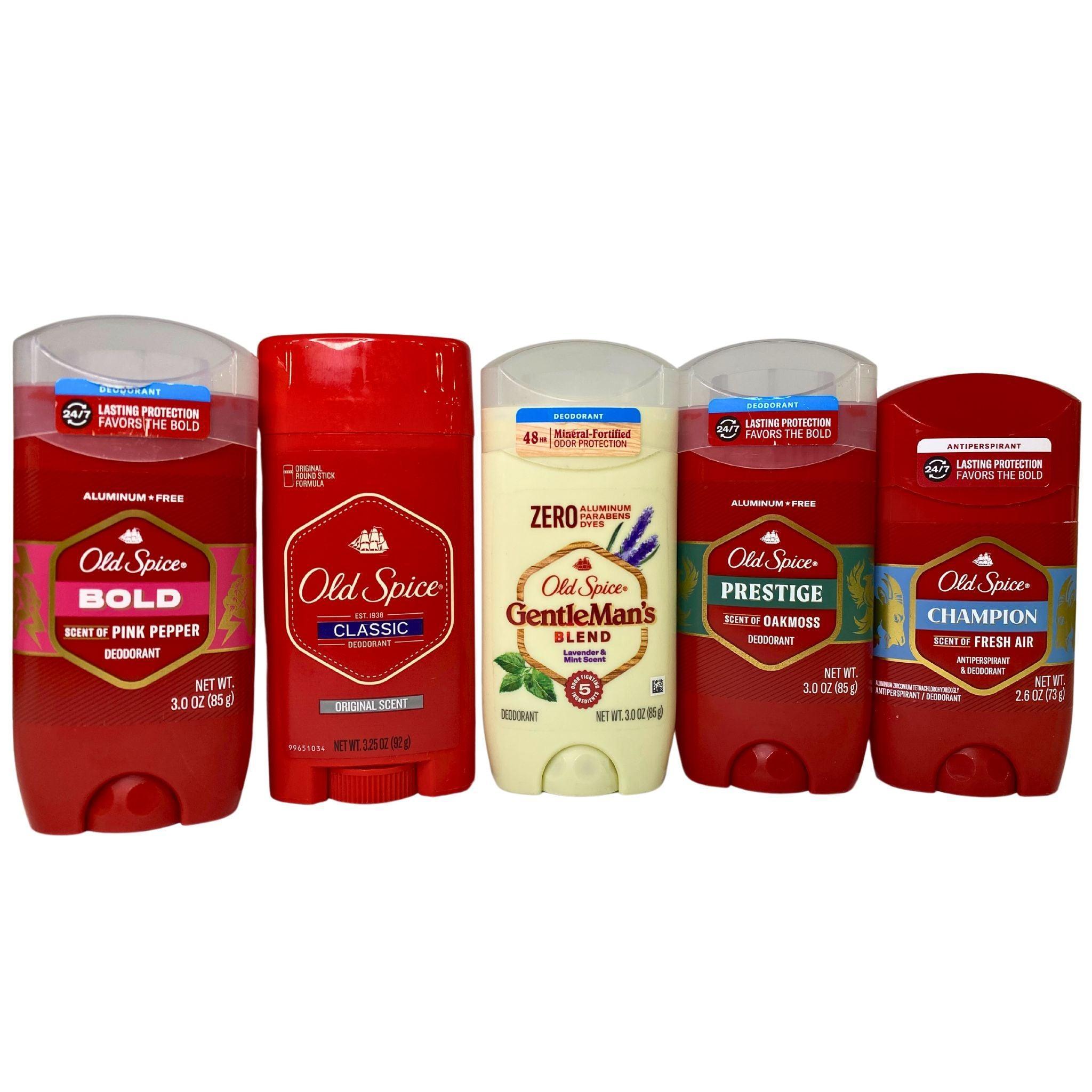 Old Spice Deodorant Variety Pack - 50 Pcs Bulk Pack for Men | Fresh Scent Collection for Daily Use, Gym & Travel