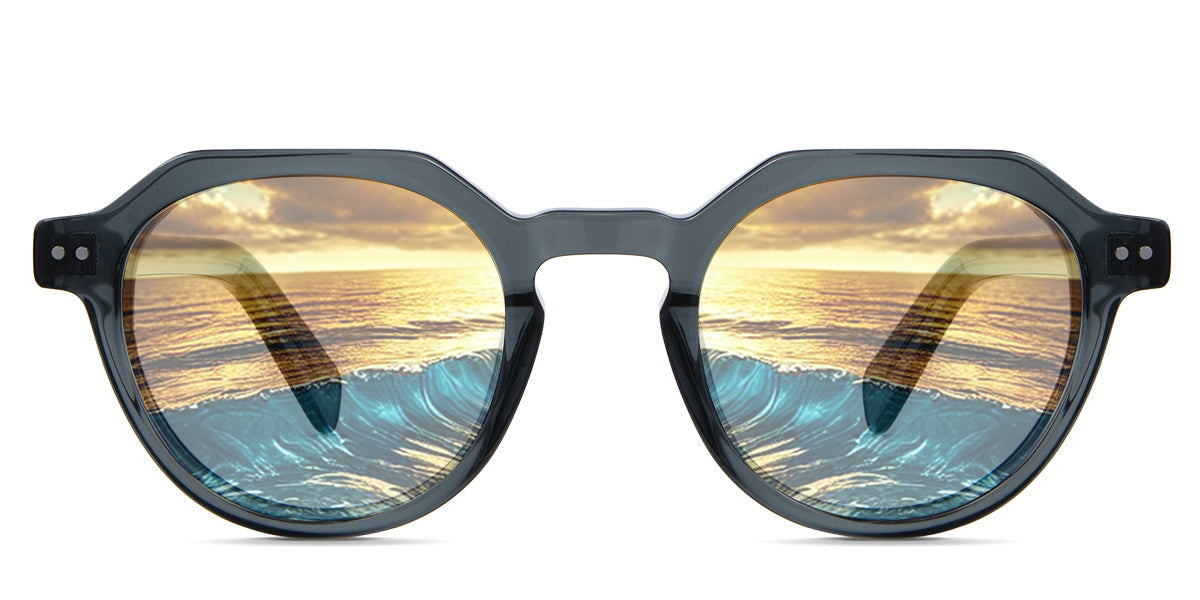 Ellis Men's Prescription Tinted Sunglasses - UV Protection, Polarized Lenses for Driving, Fishing & Outdoor Activities