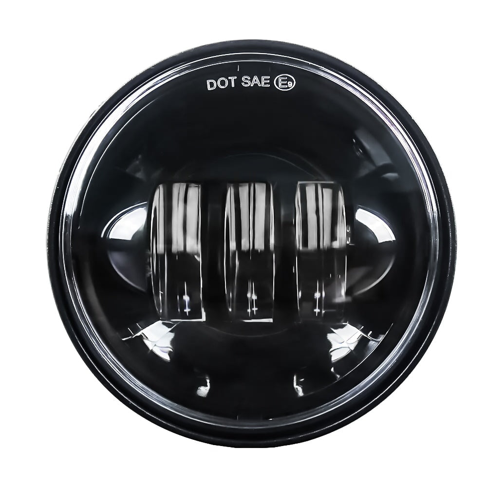 Eagle Lights 4.5 Inch LED Spot Lights for Harley Street Glide & Electra Glide - High Visibility Motorcycle Auxiliary Lights for Night Riding & Safety