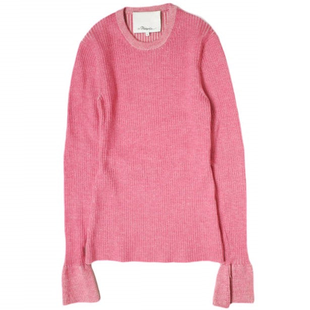 3.1 Phillip Lim F221 7694BCL Wool Knit Sweater - Women's Luxury Cashmere Blend Pullover for Fall & Winter | Perfect for Office, Date Night & Holiday Gatherings