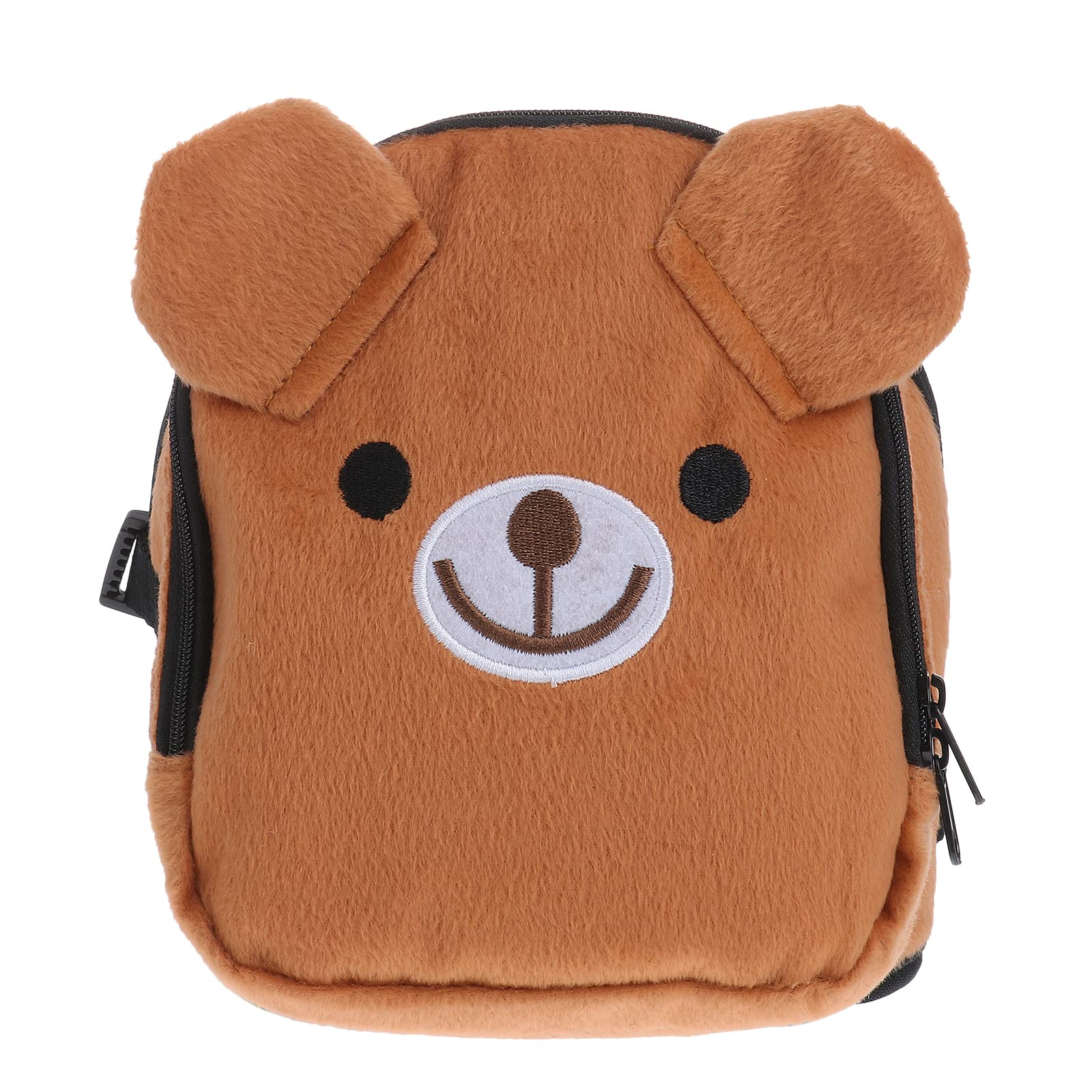 TEHAUX Bear Plush Backpack for Pets - Brown (Size L) - Perfect for Travel & Outings