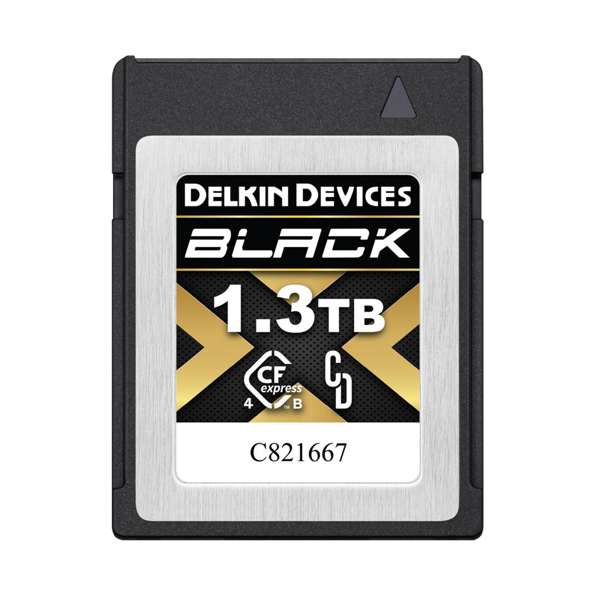 Delkin BLACK 1.3TB CFexpress 4.0 Type B Memory Card - High-Speed Professional Memory Card for 8K Video, DSLR & Mirrorless Cameras - Perfect for Photography, Videography & Content Creation