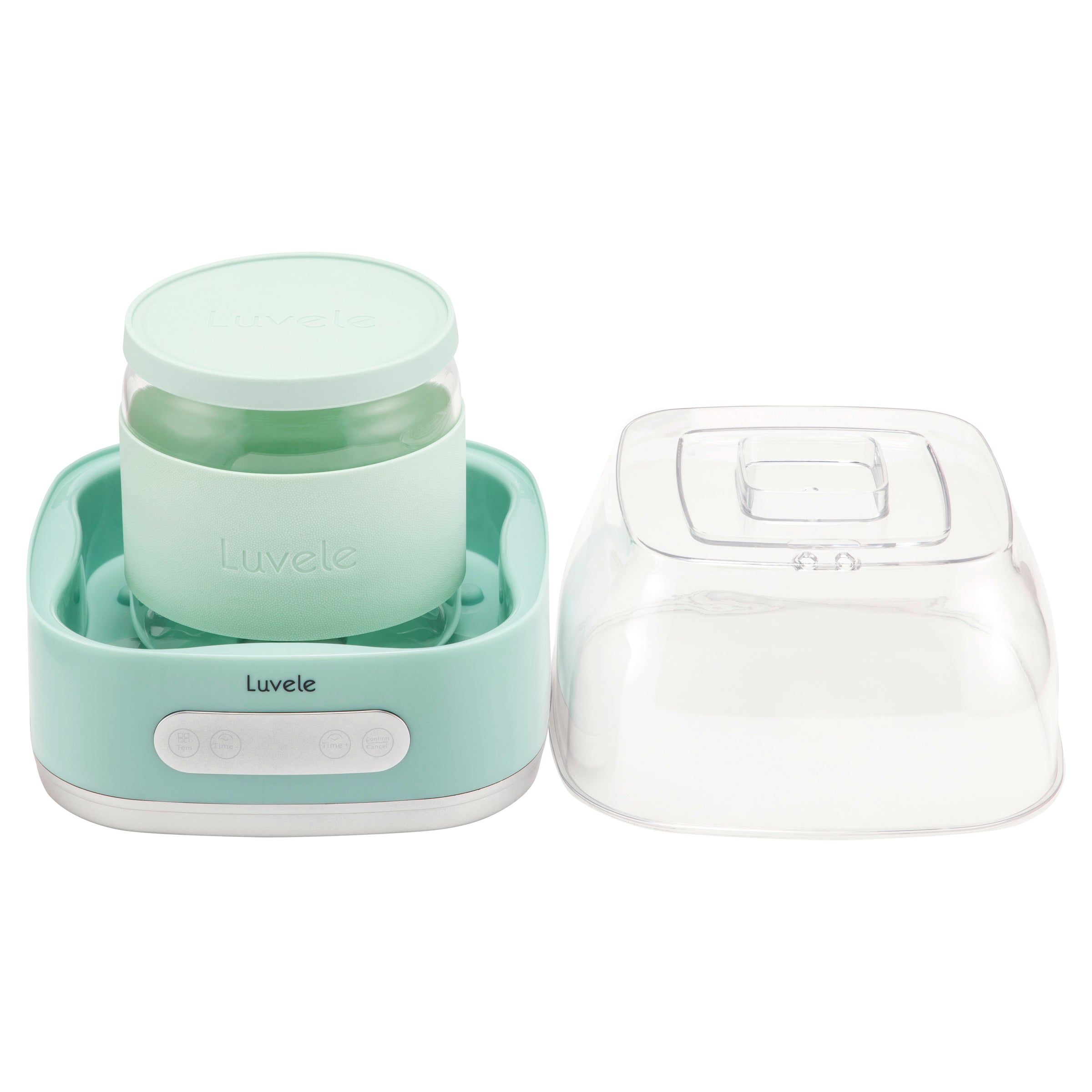 Luvele Pure Plus Yogurt Maker - 2L Glass Container for SCD & GAPS Diet | Homemade Yogurt, Probiotic & Kefir Maker for Healthy Gut | Perfect for Keto, Paleo & Vegan Lifestyles