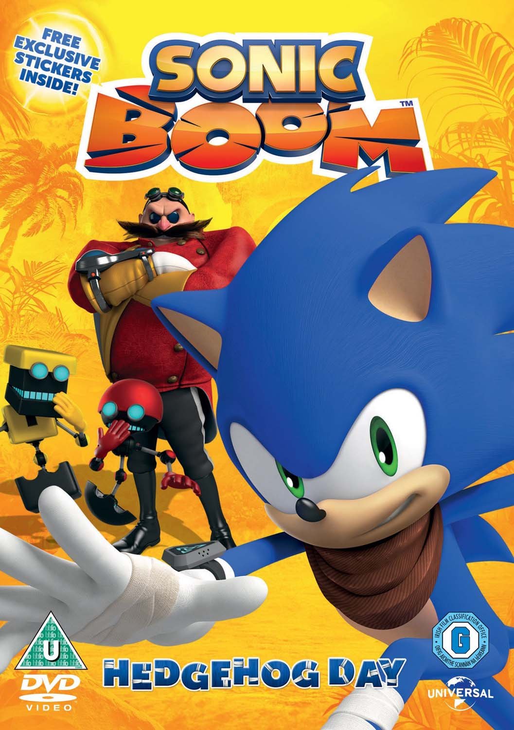 Sonic Boom Volume 2: Hedgehog Day DVD with Free Sticker Sheet - 2016 Release | Perfect for Kids' Birthday Gifts & Family Movie Nights